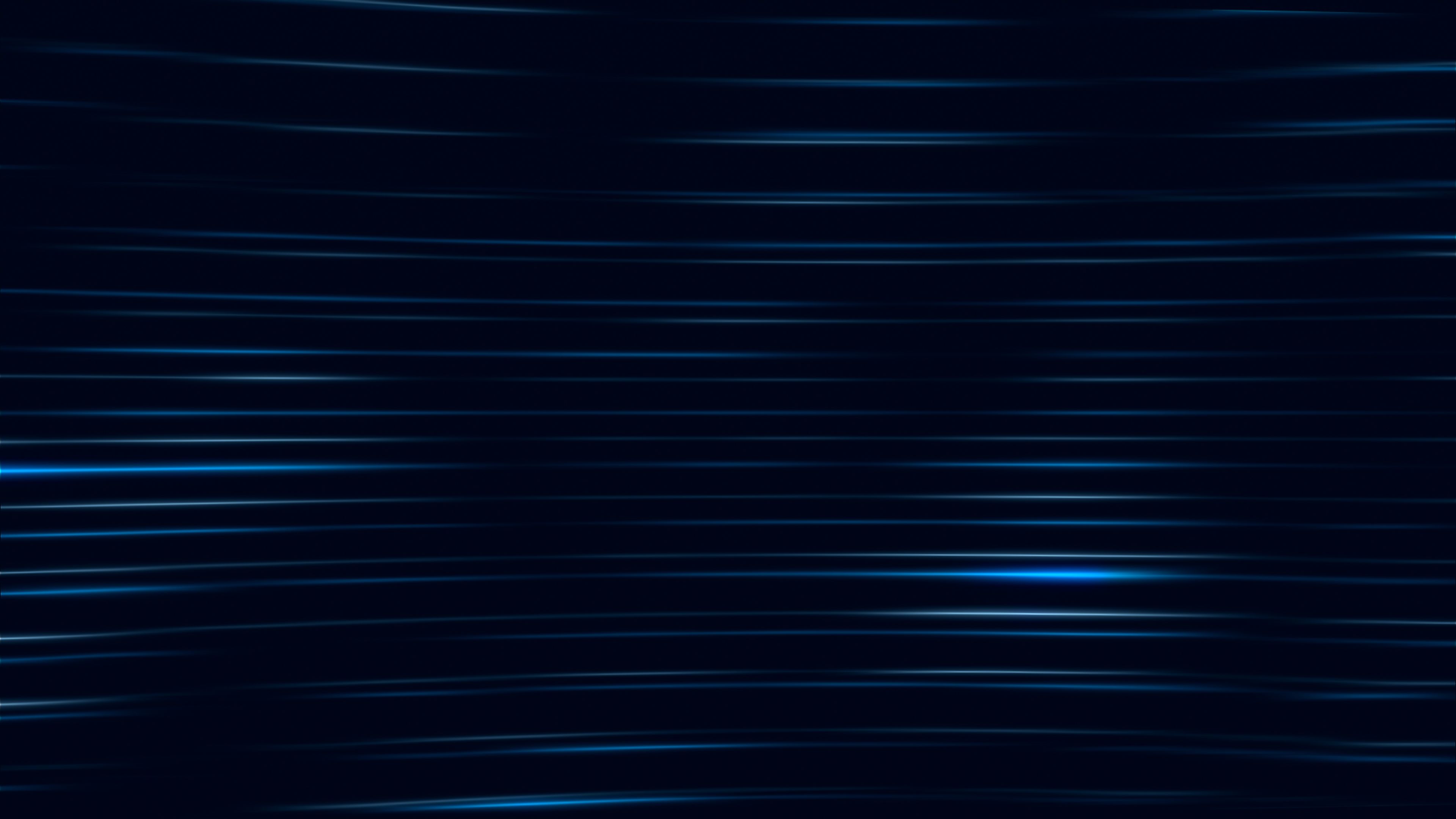 Linee blu luminose sfondo scuro, 3840x2160 4K, Monitor 4K