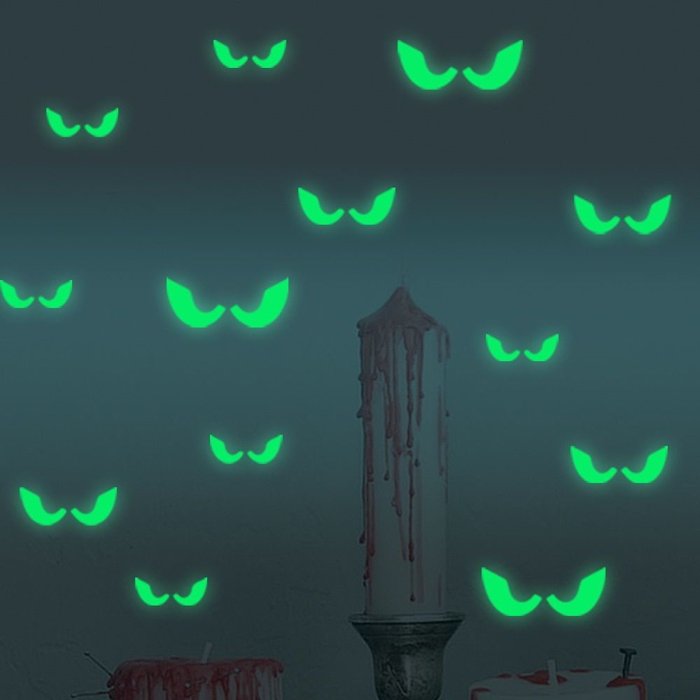 Occhi fosforescenti Halloween verdi, 1000x1000 HD, Desktop