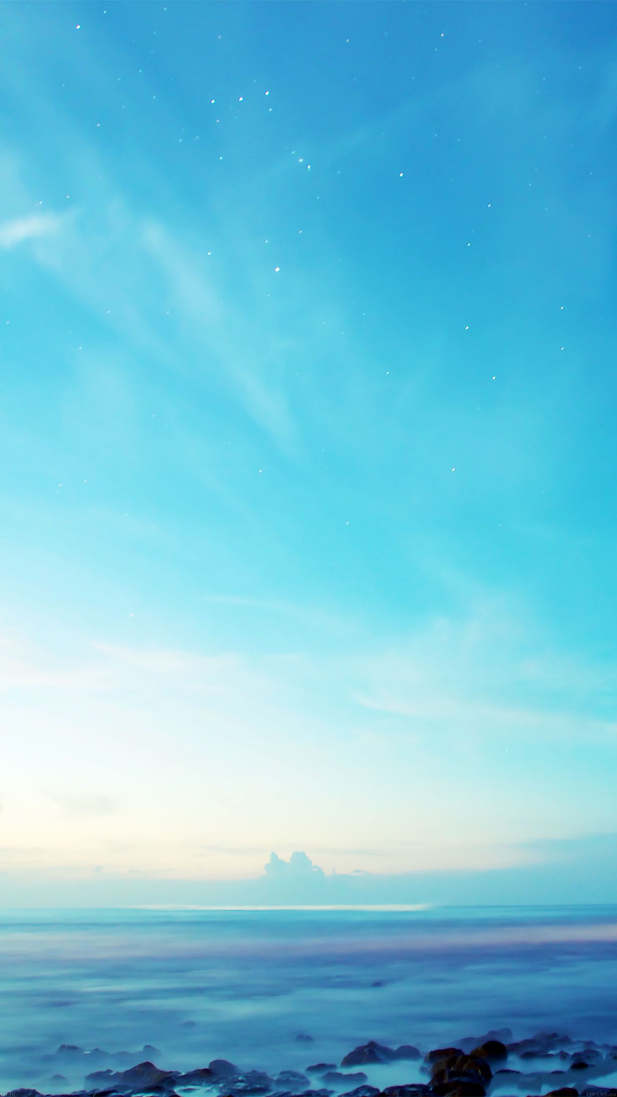 Cielo azzurro luminoso e mare, 1242x2208 Verticale, Xiaomi