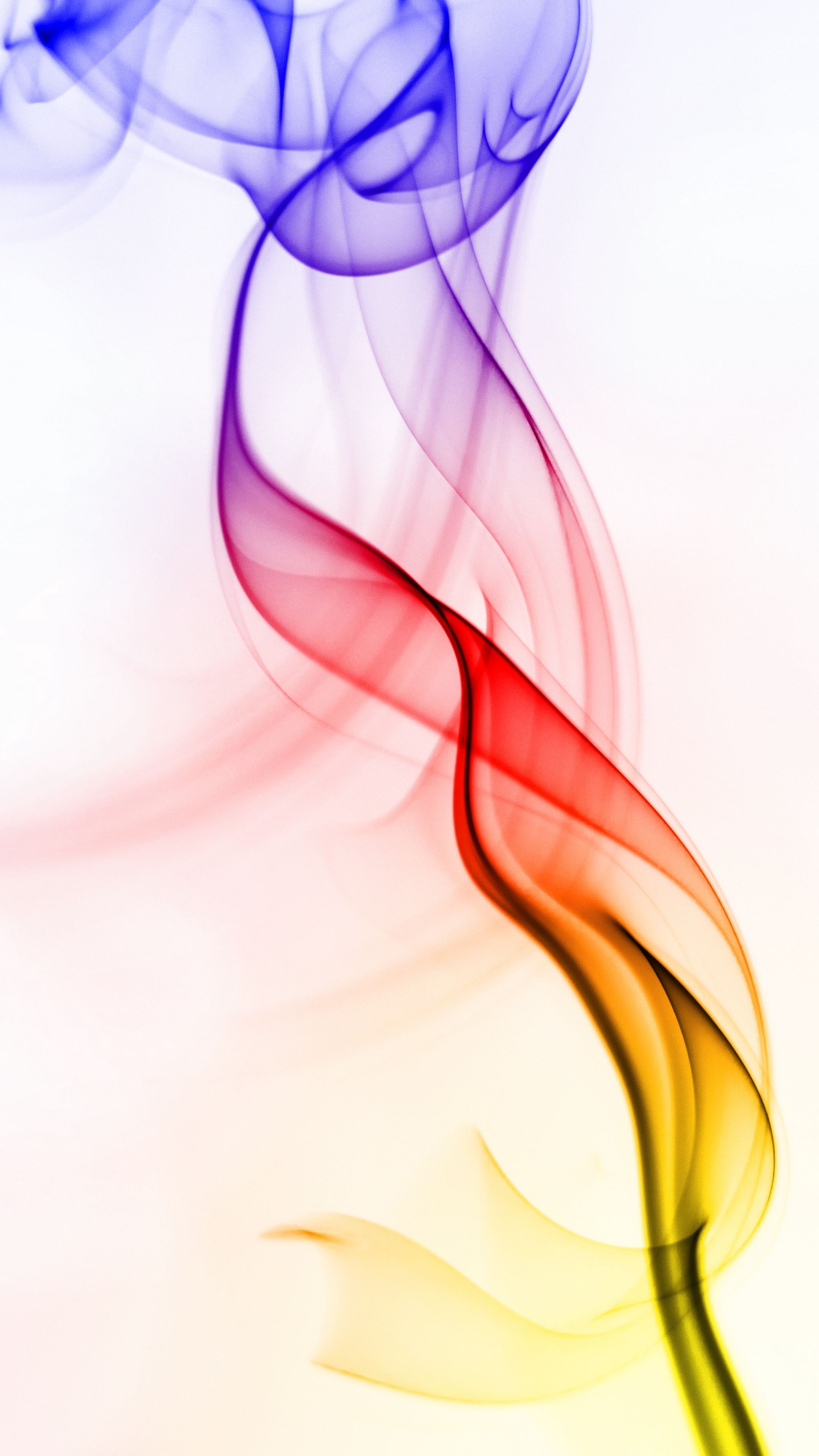 Fumo colorato astratto multicolore, 2160x3840 Verticale, Mobile
