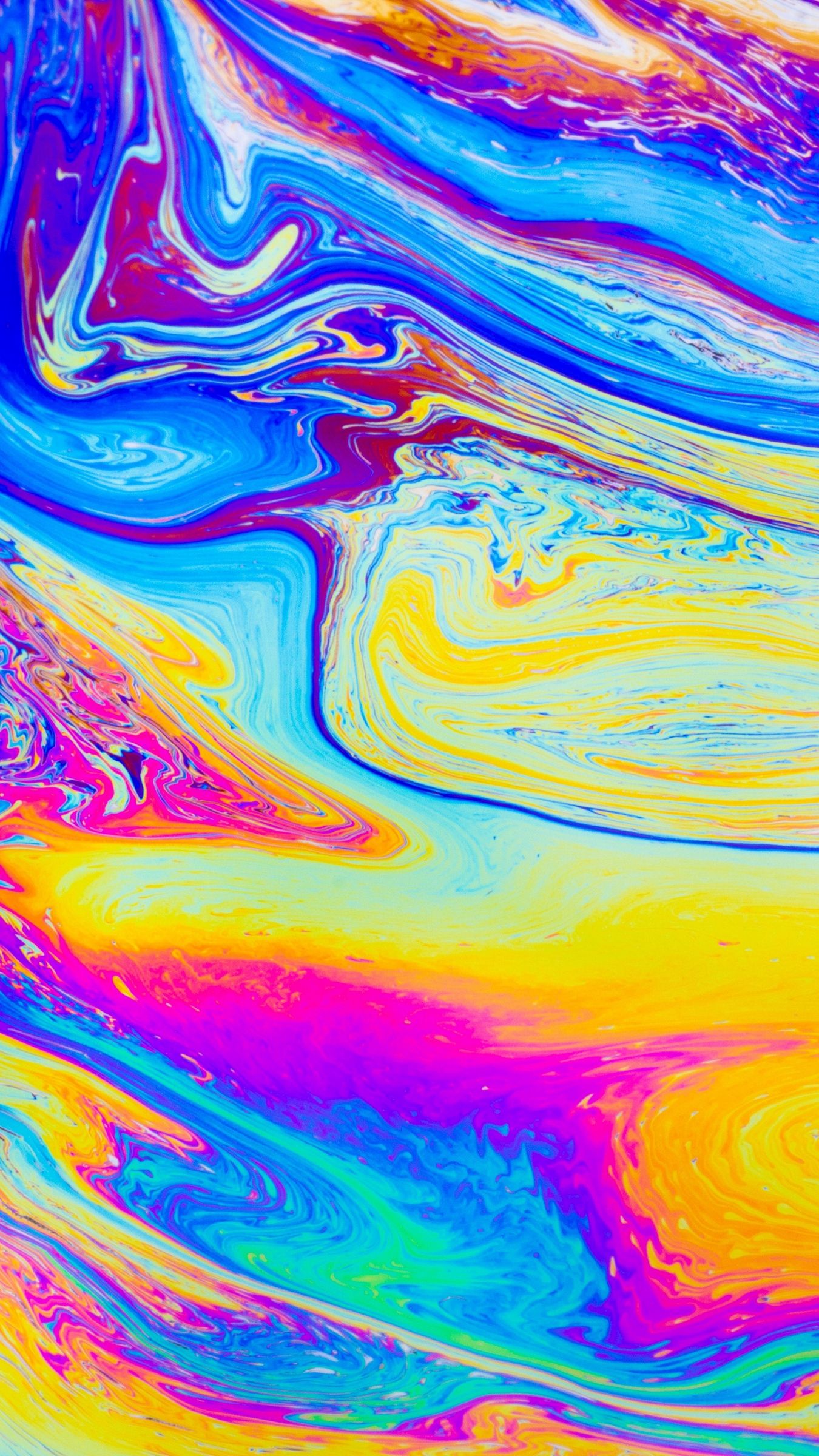 Astratto marmorizzato colori fluidi, 1350x2400 Full HD Verticale, iPhone