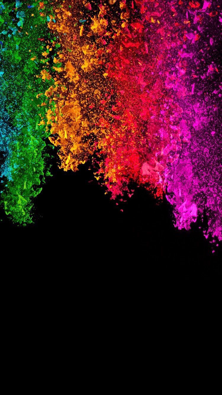 Esplosione di polvere colorata, 750x1334 Verticale, Telefono