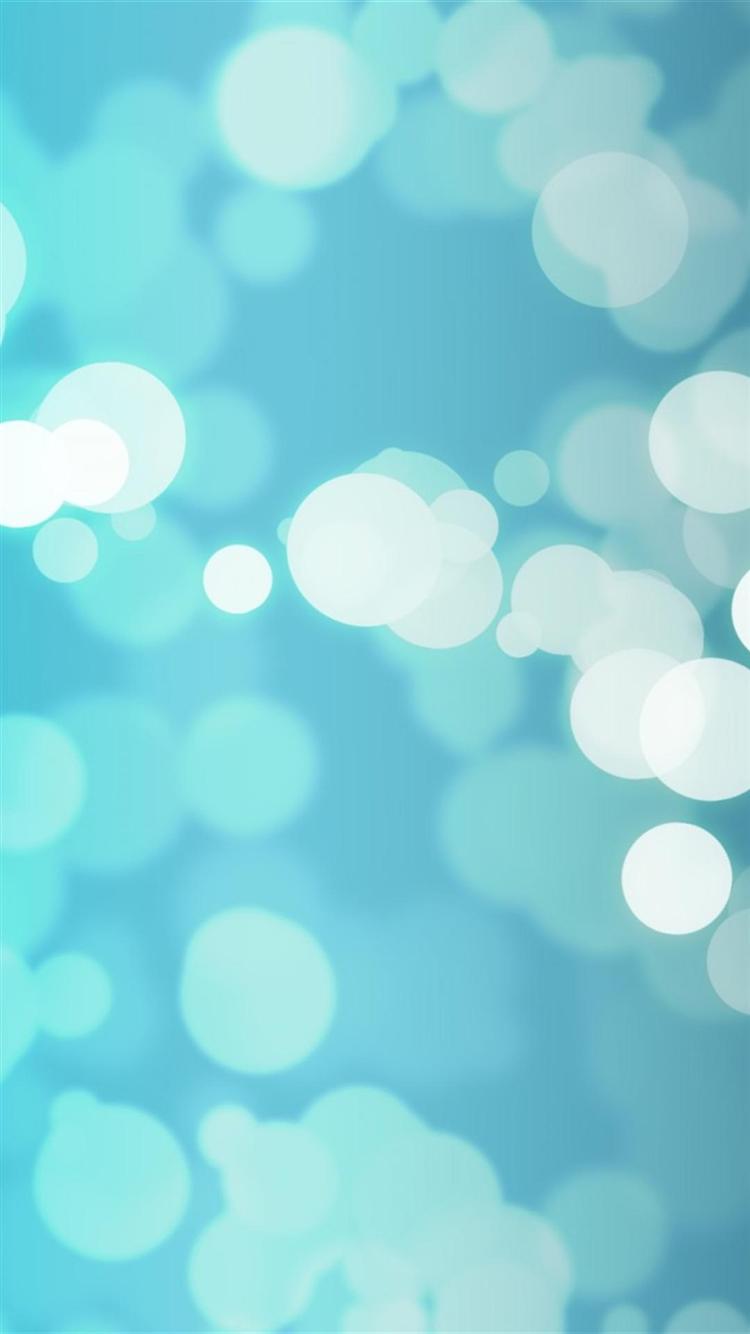 Bokeh luminoso azzurro chiaro, 750x1334 Full HD Verticale, Smartphone