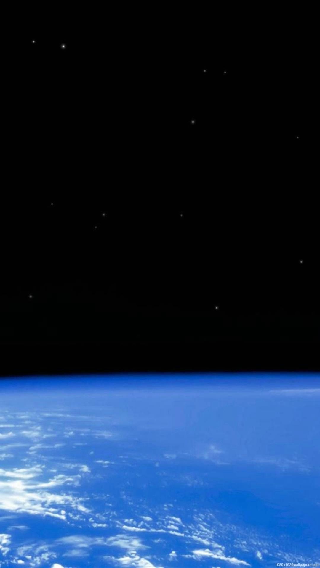 Terra vista dallo spazio, blu, 1080x1920 Verticale, iPhone