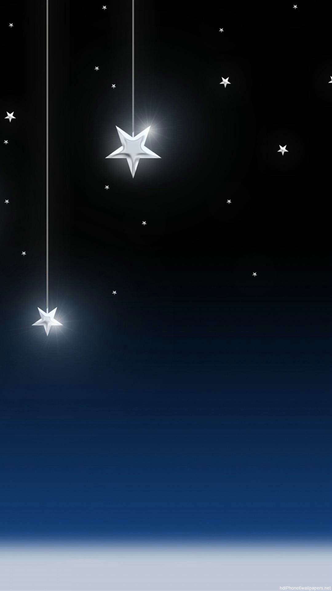 Stelle appese cielo notturno, 1080x1920 Verticale, iPhone