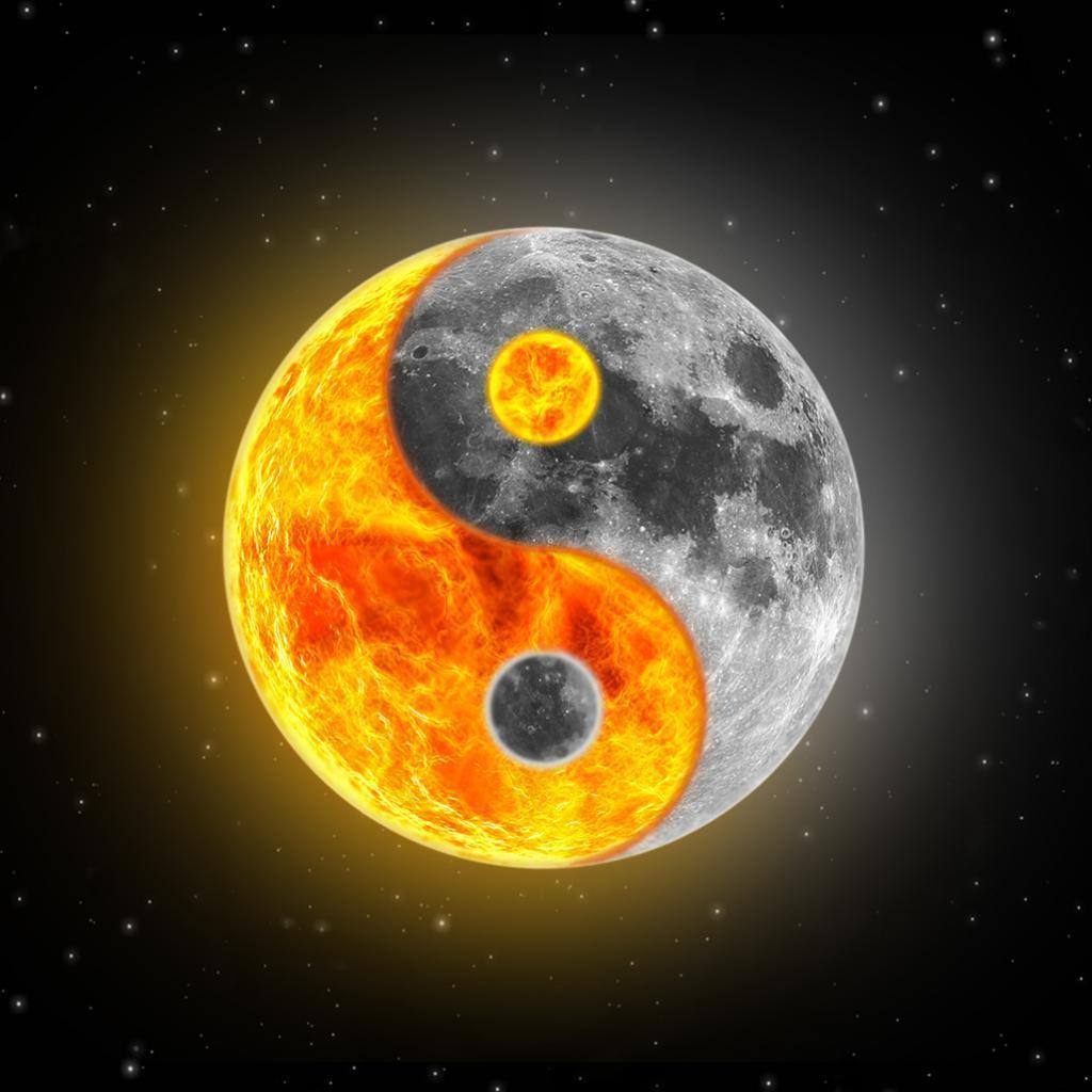 Luna crescente su sfondo nero, 2560x1921 2K+, PC