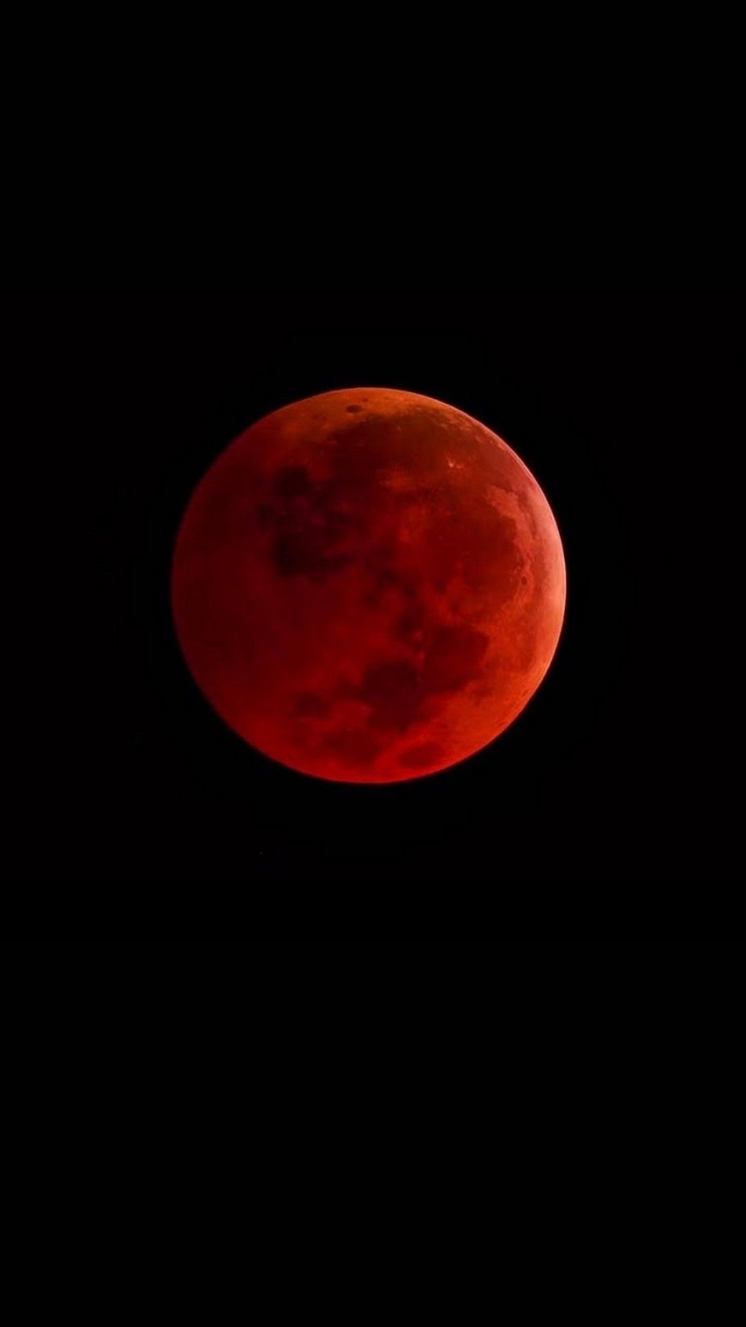 Luna rossa sangue notte, 1080x1920 Verticale, Telefono