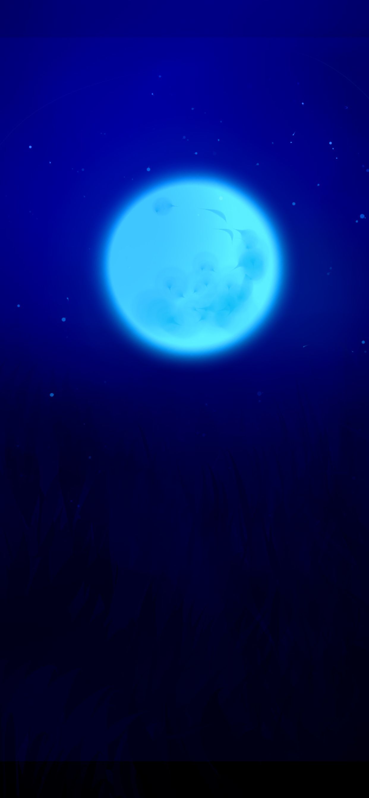 Luna piena su oceano notturno, 1024x768 HD, PC