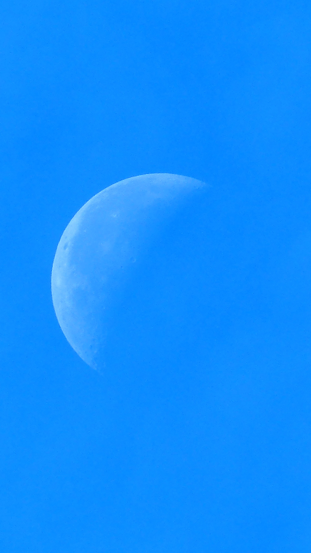Luna blu minimalista, 1080x1920 Verticale, Telefono