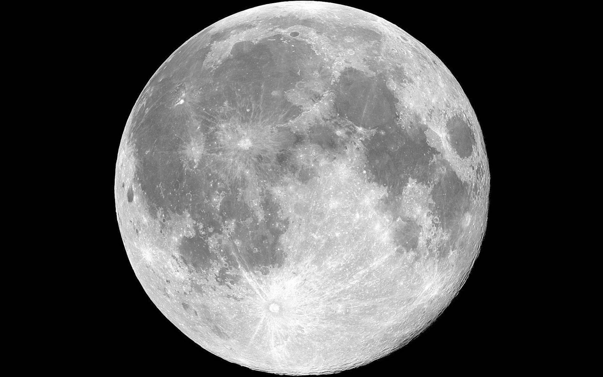 Luna piena su sfondo nero, 1920x1200 WUXGA, iMac