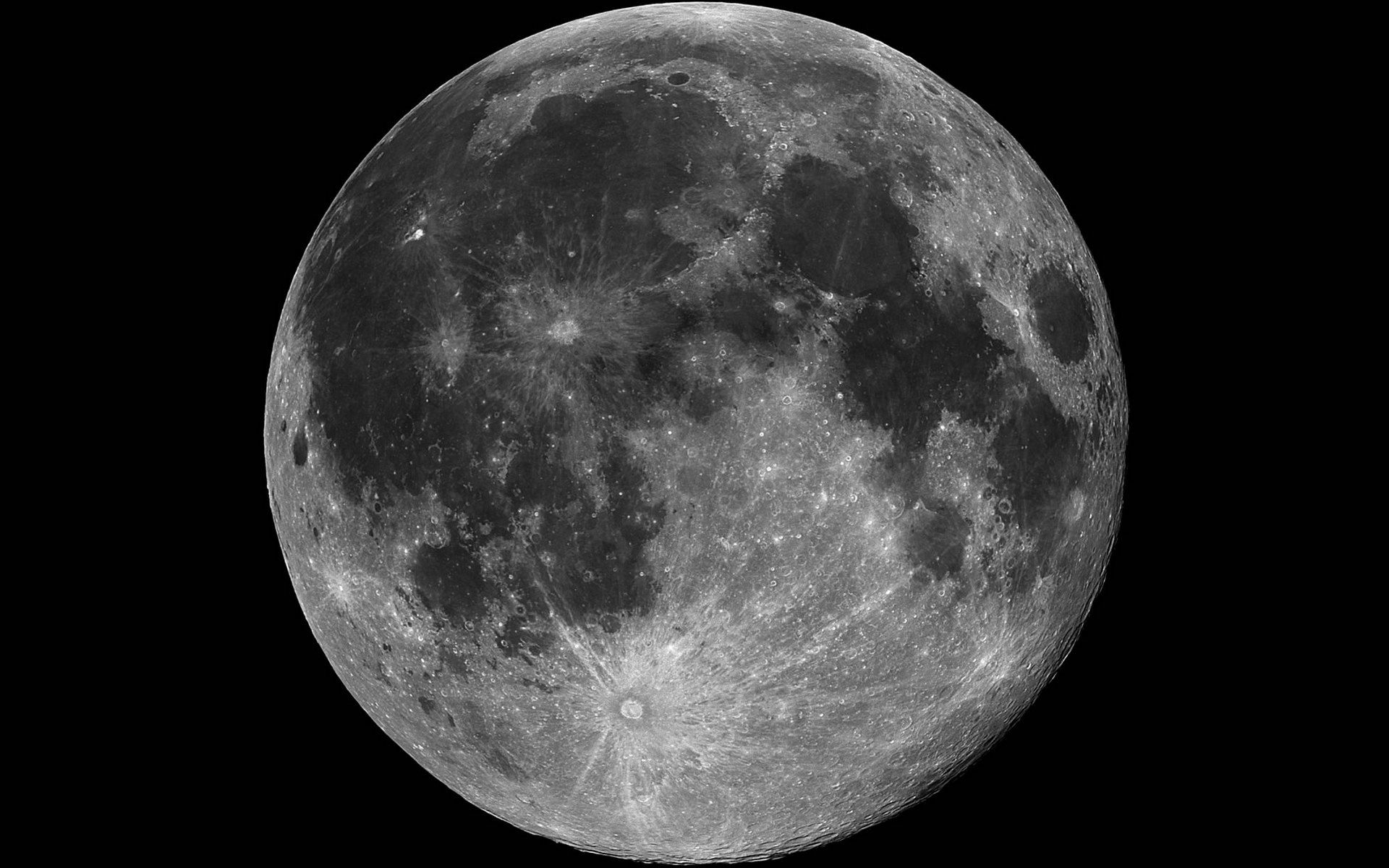 Luna piena su sfondo nero, 1920x1200 Full HD+ WUXGA, Laptop