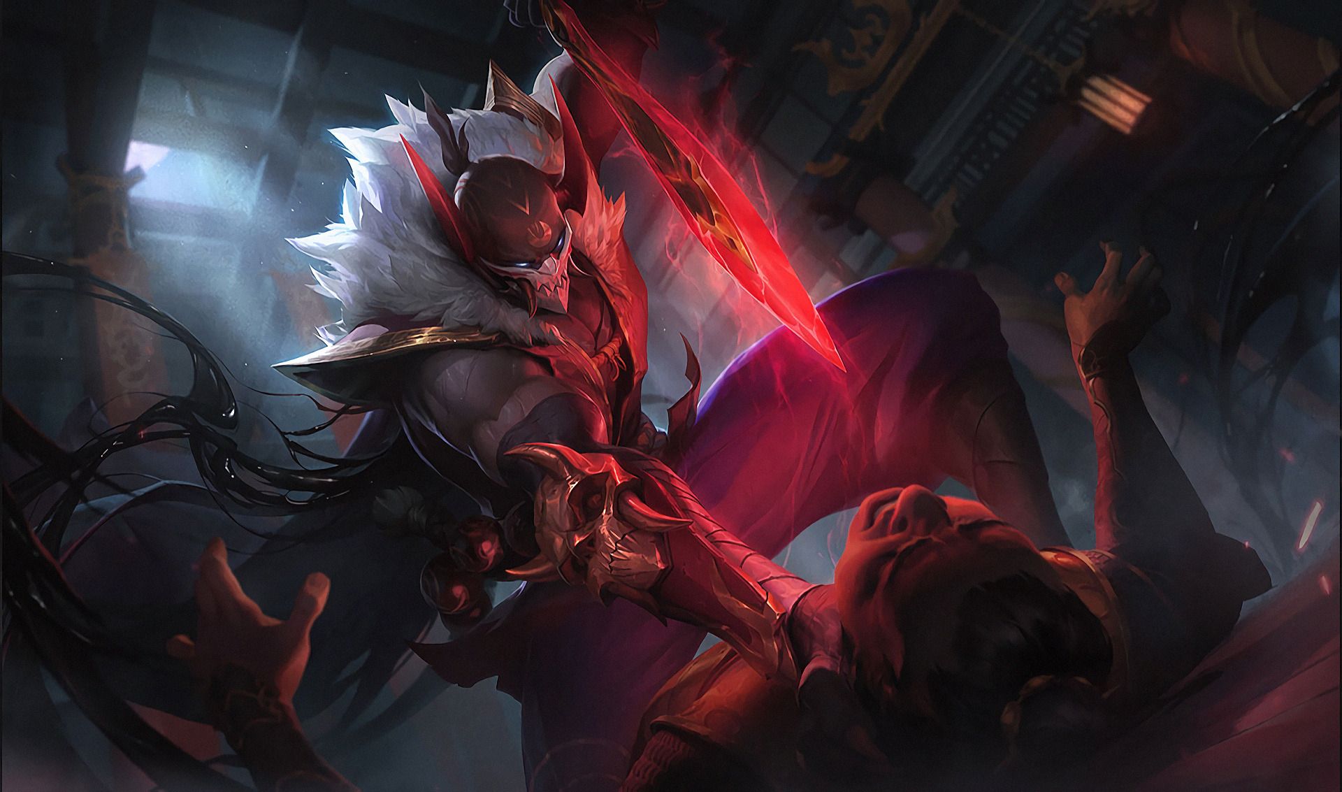 Blood Moon Pyke League of Legends, MOBA, 1920x1133 Full HD 1080p, Desktop