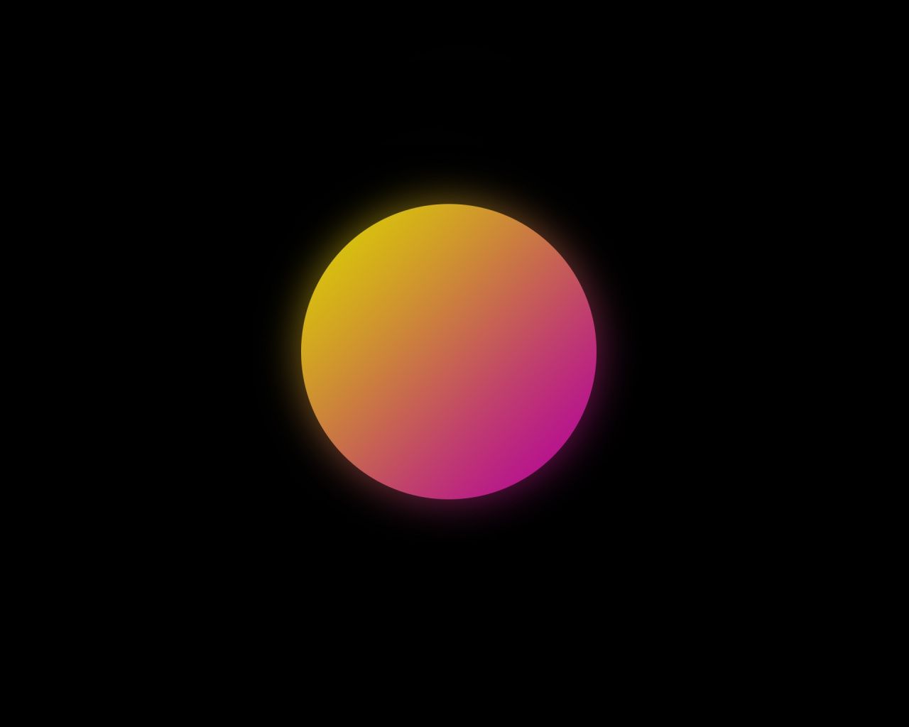 Luna sfera giallo-viola sfumata, 1280x1024 HD, Desktop