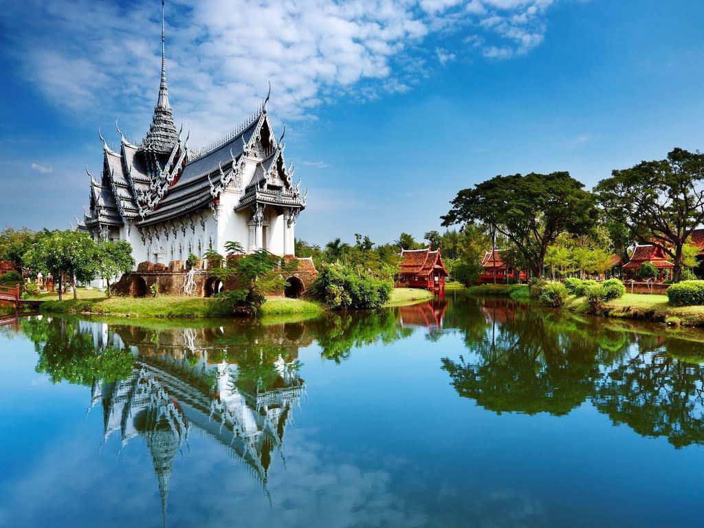 Palazzo Sanphet Prasat Thailandia, 1024x768 HD, PC Desktop