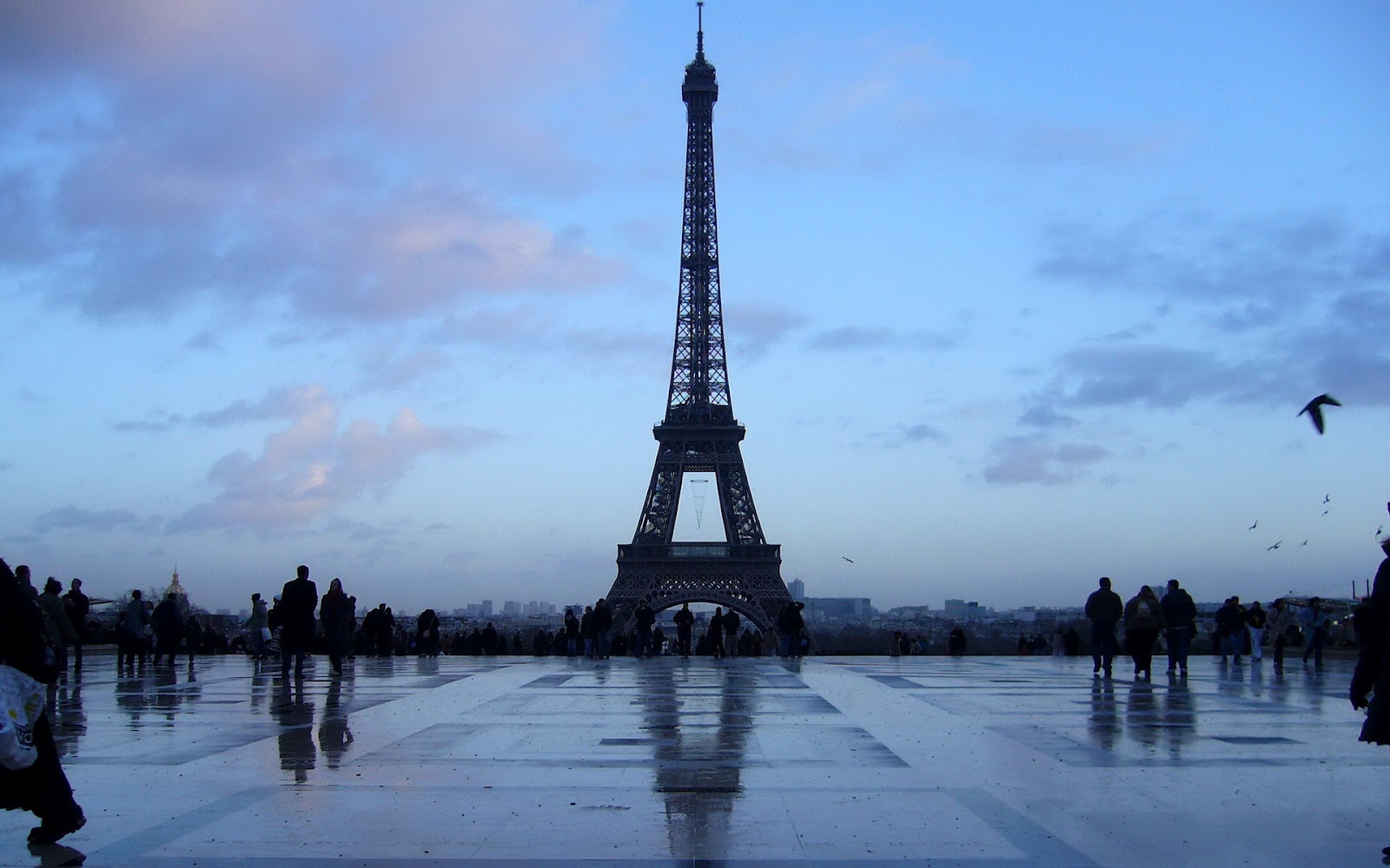 Torre Eiffel Parigi crepuscolo, monumento, 1600x1000 900p, PC