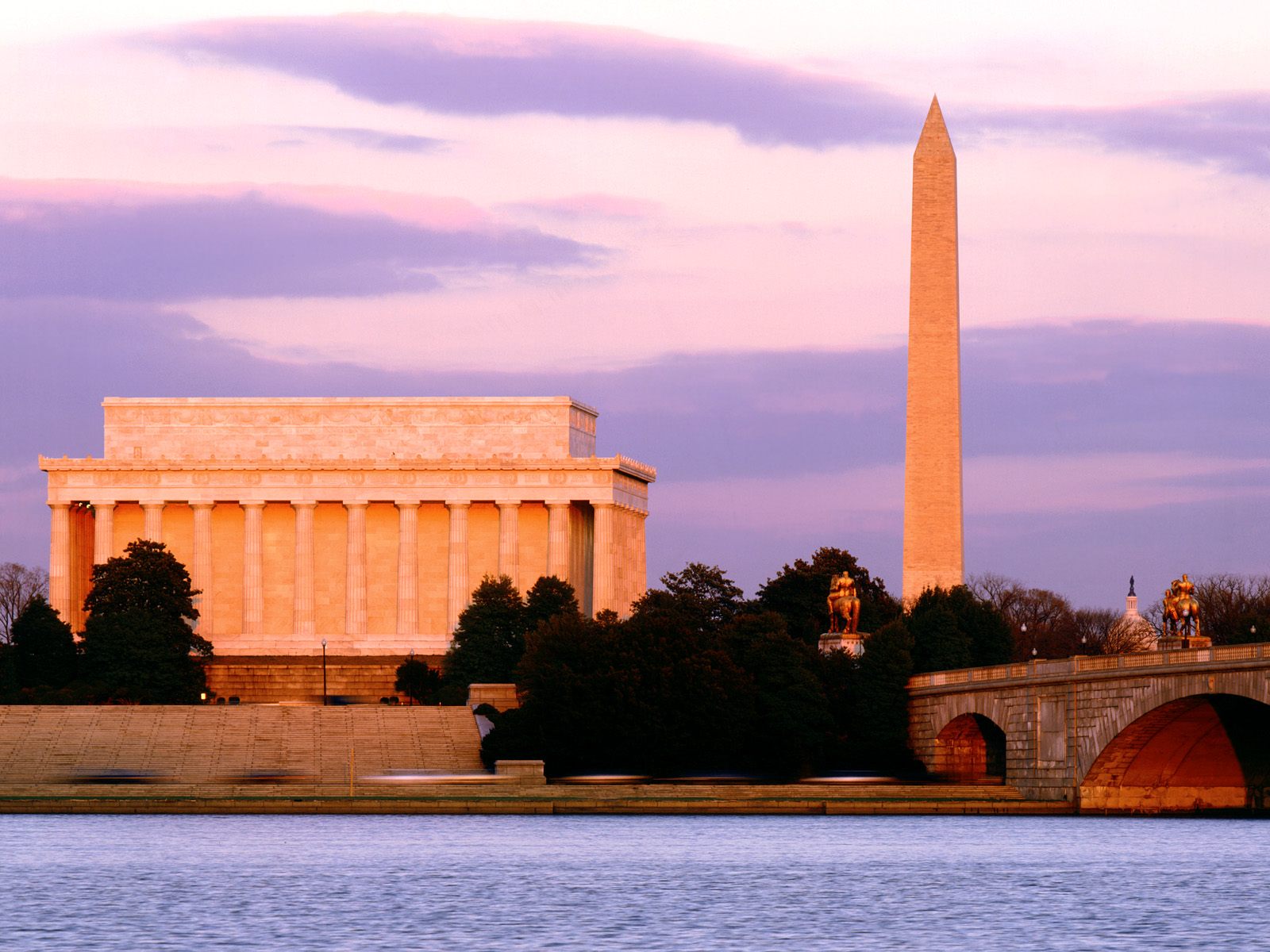 Washington D.C. skyline al tramonto, 1600x1200 900p, Laptop