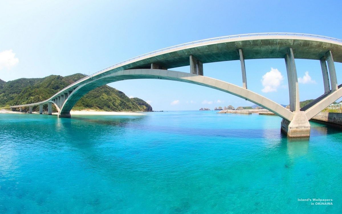 Ponte arco su mare turchese, 1200x750 HD, PC