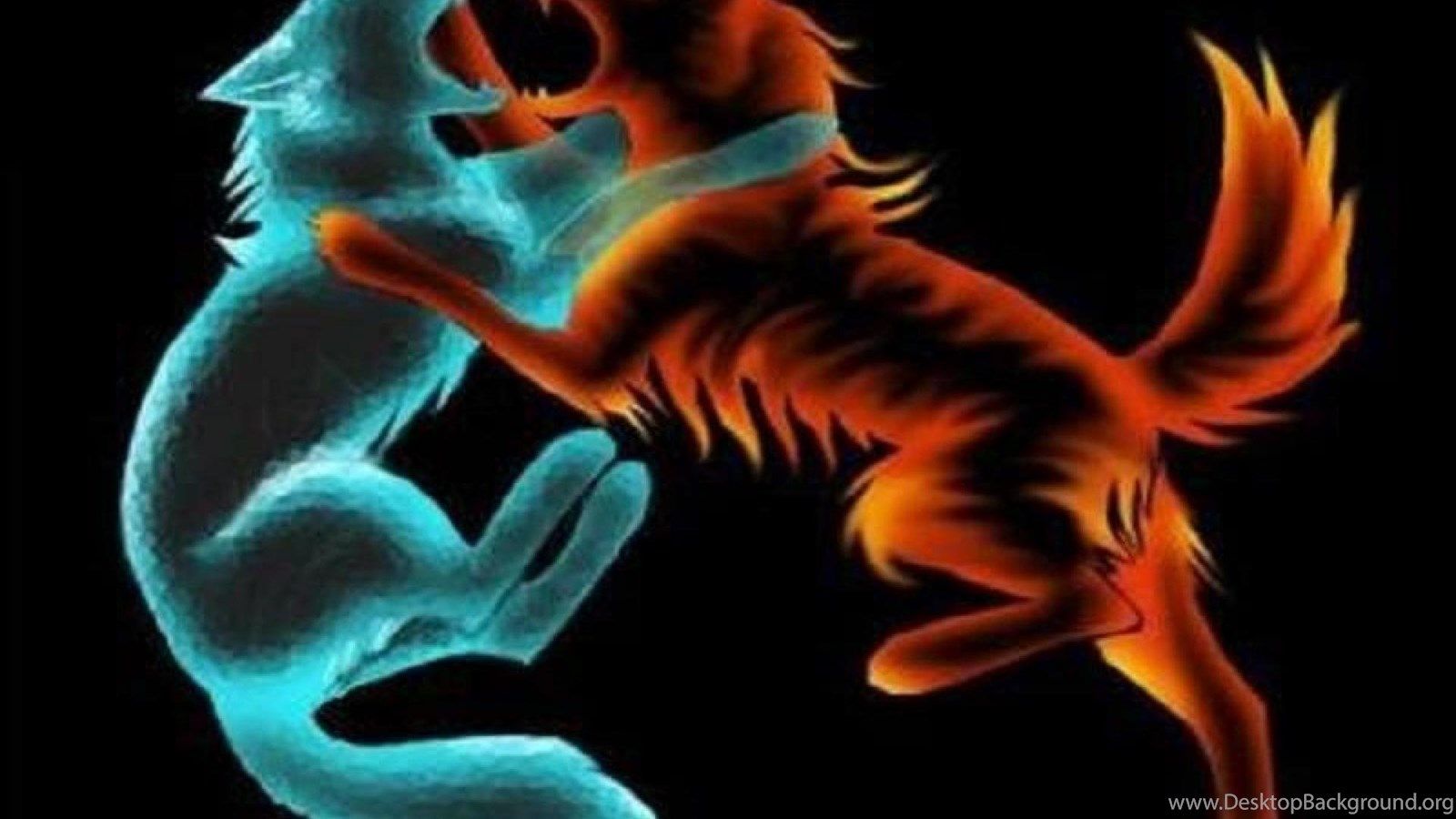 Lupi di Fuoco, 1440x2560 Full HD Verticale, Smartphone