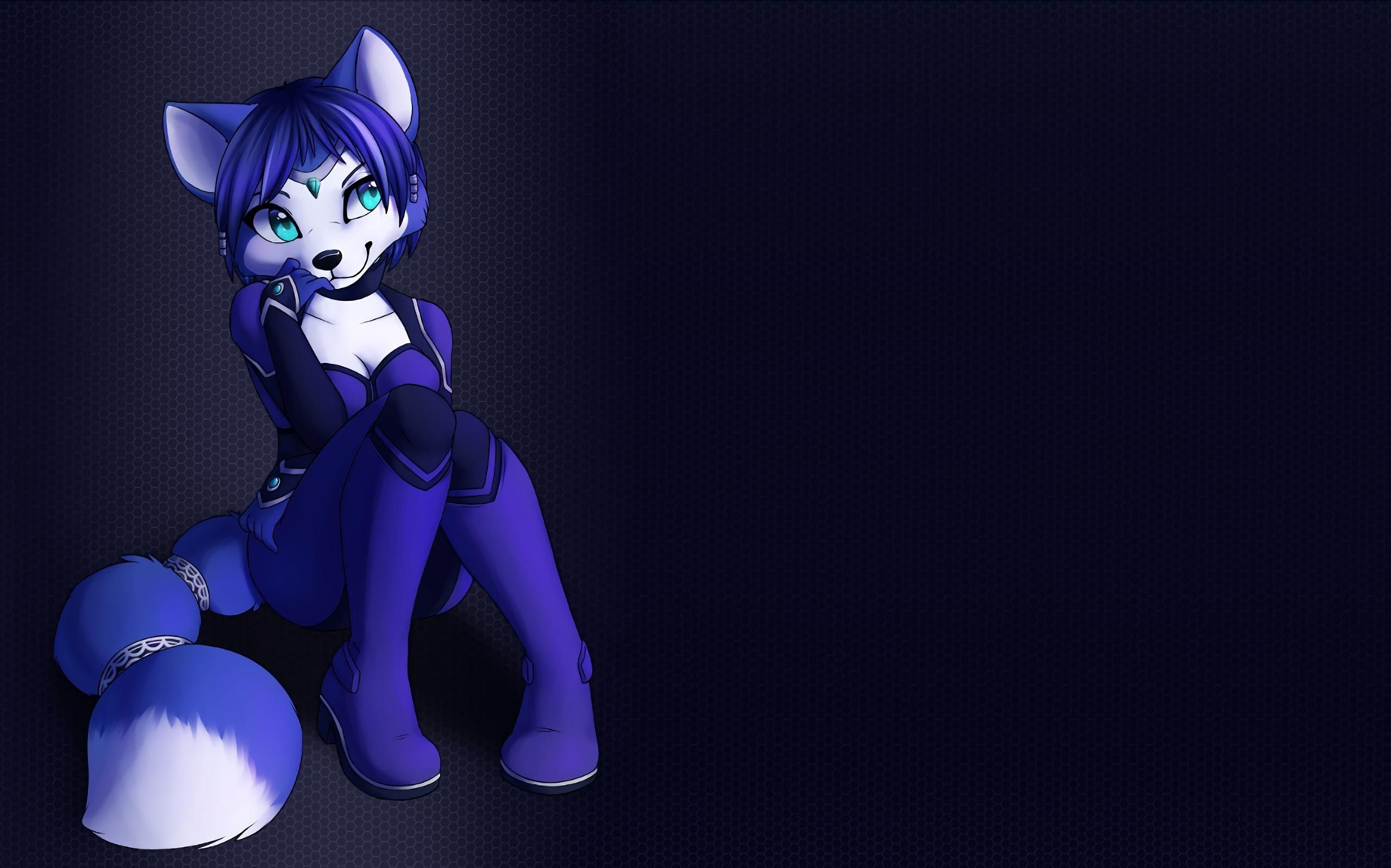 Ragazza lupo galassia Gacha Life, 1280x720 720p, iMac