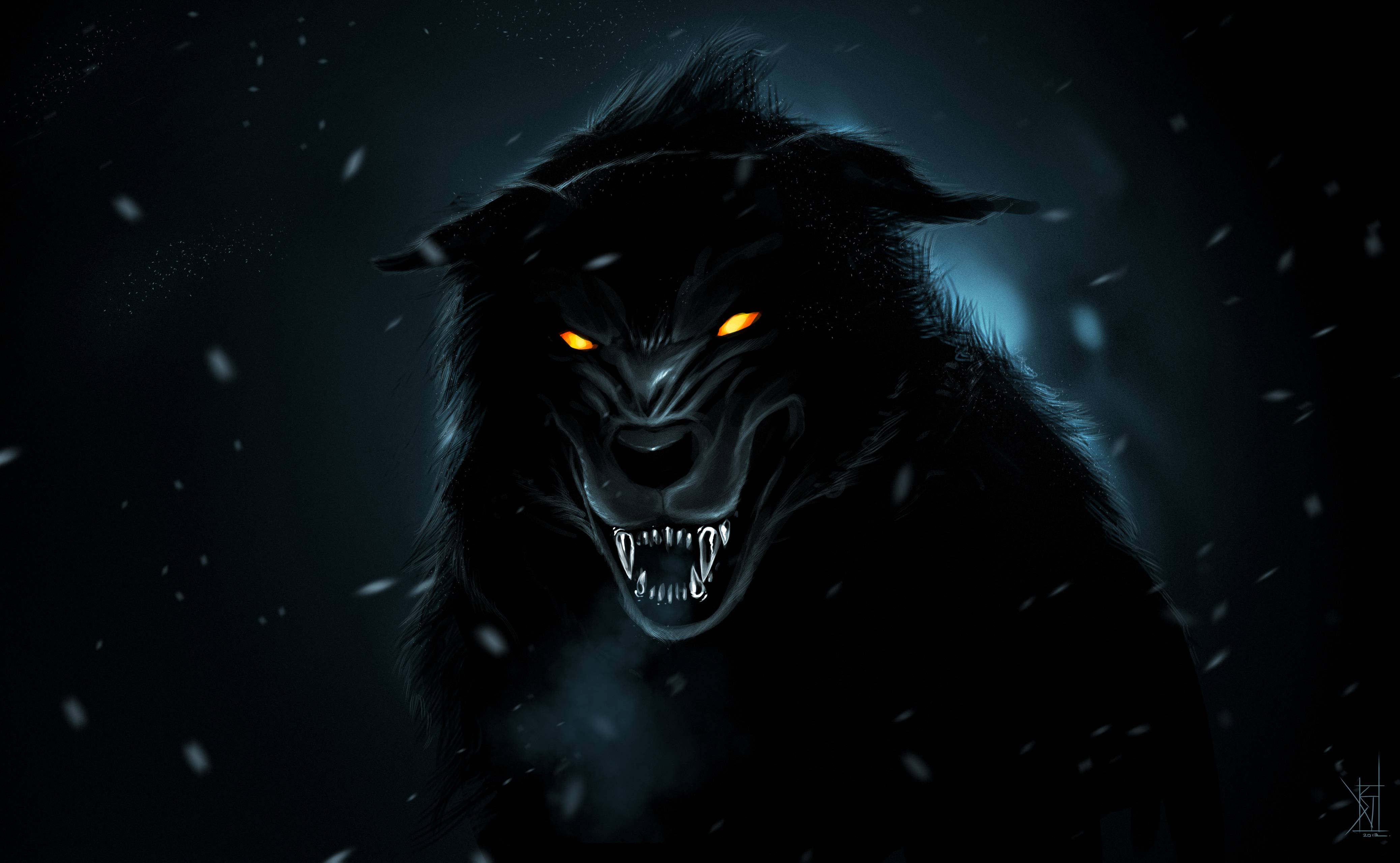Lupo epico nello spazio, 1280x800 HD, Desktop