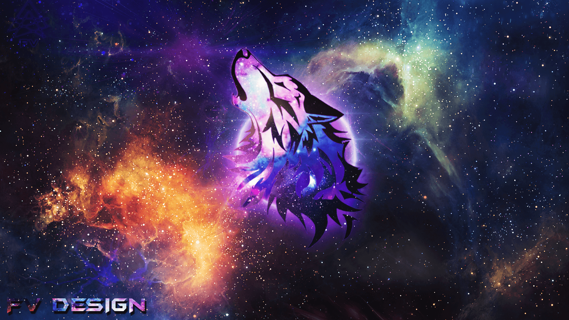 Lupo fantasy occhi luminosi, 1980x1320 Full HD+, Desktop