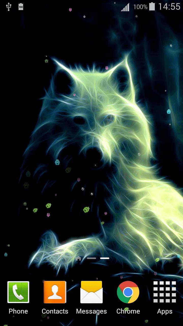 Lupo neon blu fulmine, 1920x1080 Full HD 1080p, Laptop