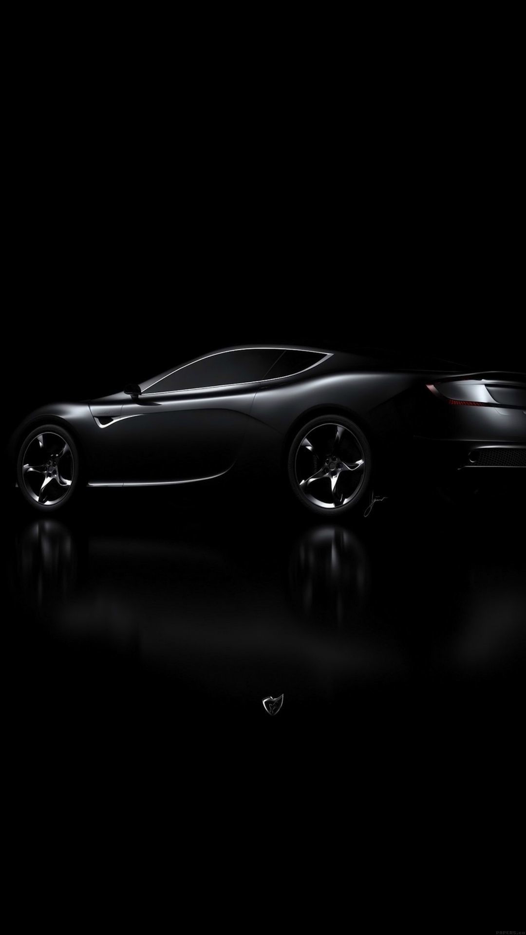 Auto sportiva nera scura, 1080x1920 Full HD Verticale, iPhone