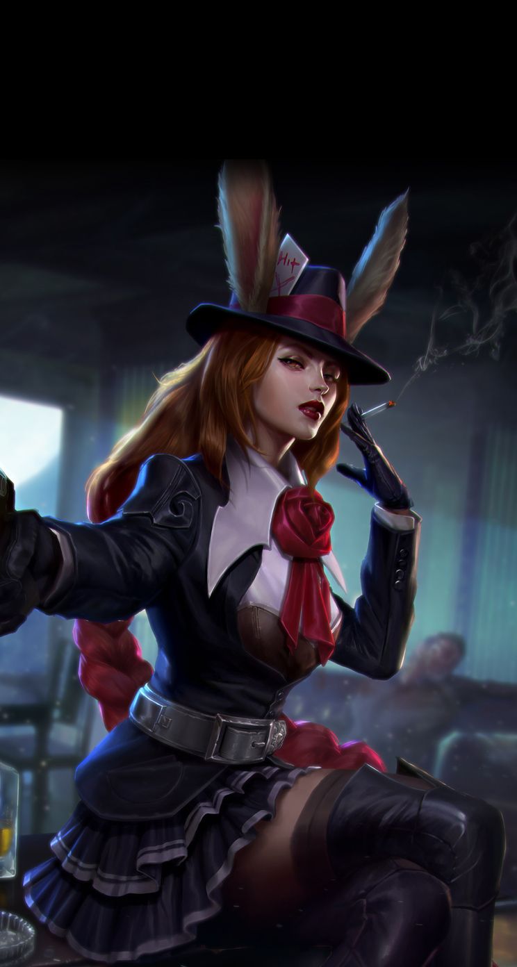 Personaggio gangster stile Vainglory, 744x1392 Full HD Verticale, Smartphone