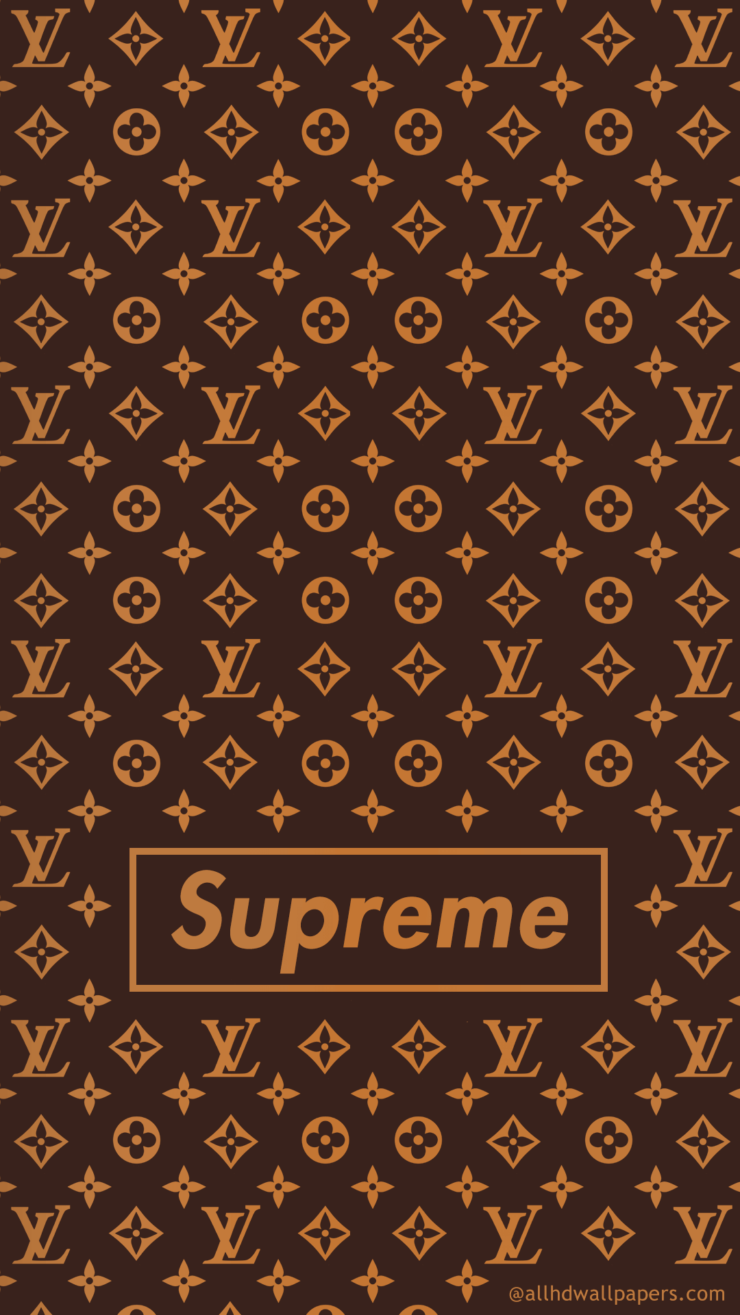 Louis Vuitton pattern logo Supreme, moda di lusso, 1080x1920 Full HD Verticale, iPhone Pro Max
