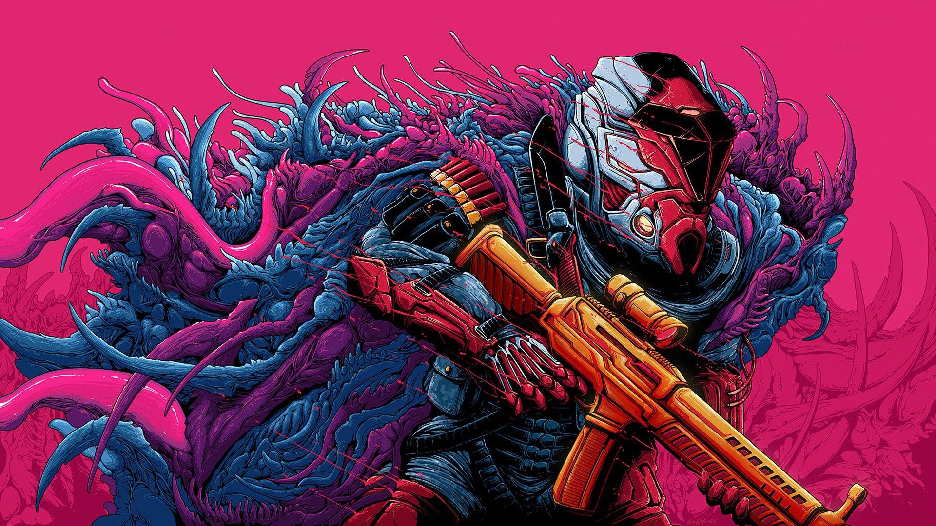 M4A1 Hyperbeast CS:GO skin art, 1920x1080 Full HD, PC Desktop