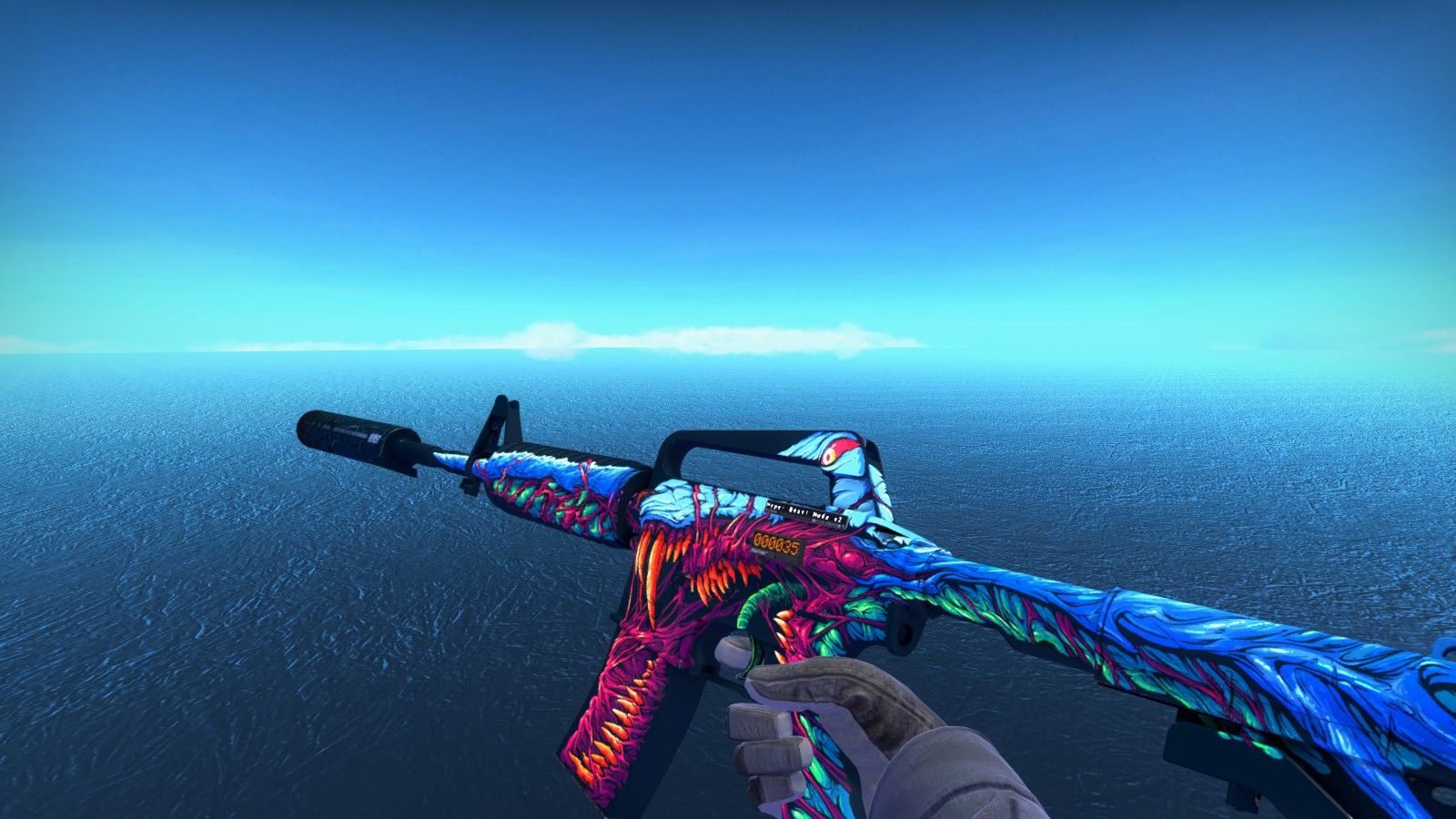 M4A1 Hyperbeast CS:GO skin, 1600x900 HD, Desktop
