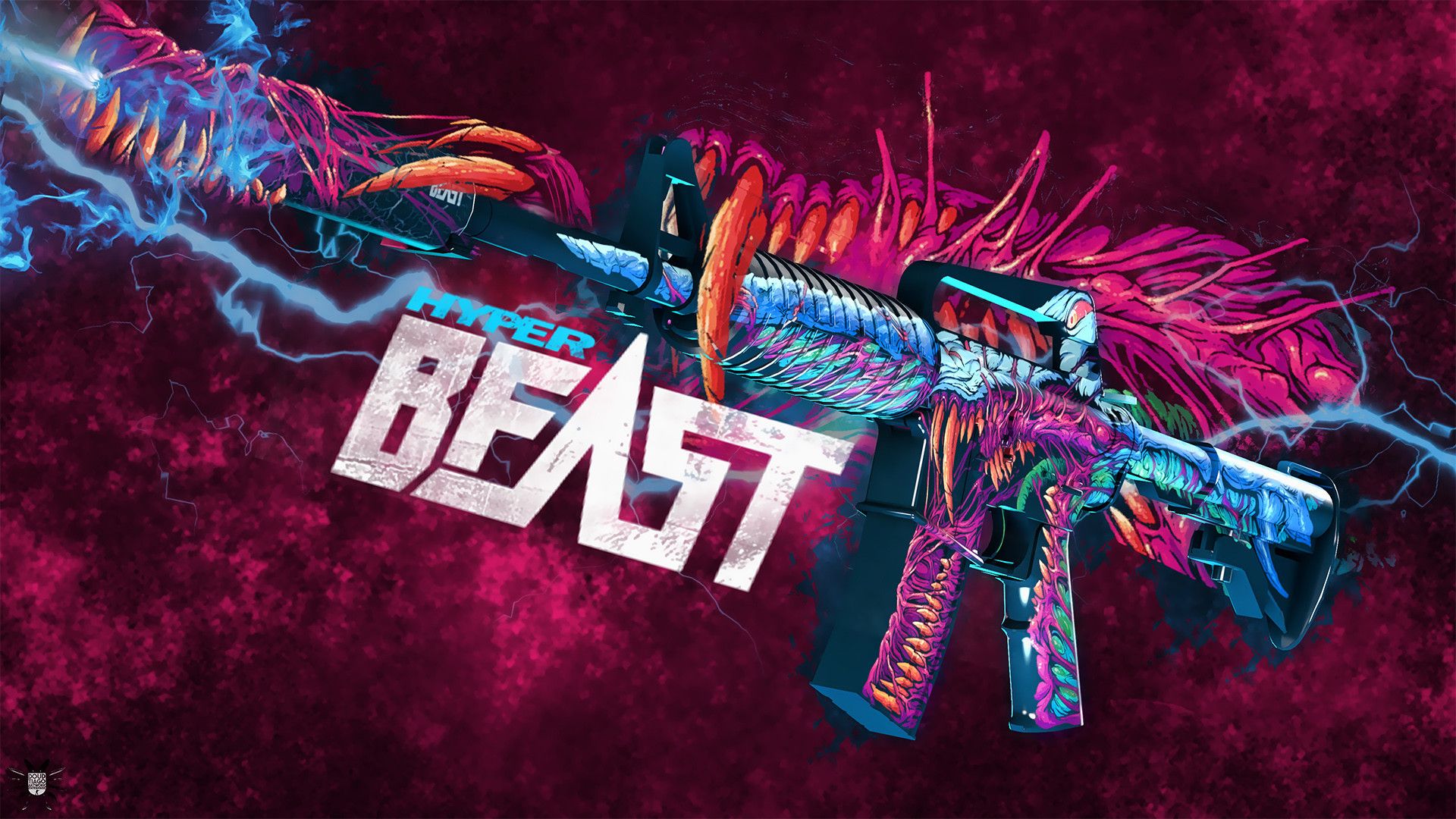 M4A1 Hyperbeast CS:GO skin, 1920x1080 Full HD 1080p, PC Desktop