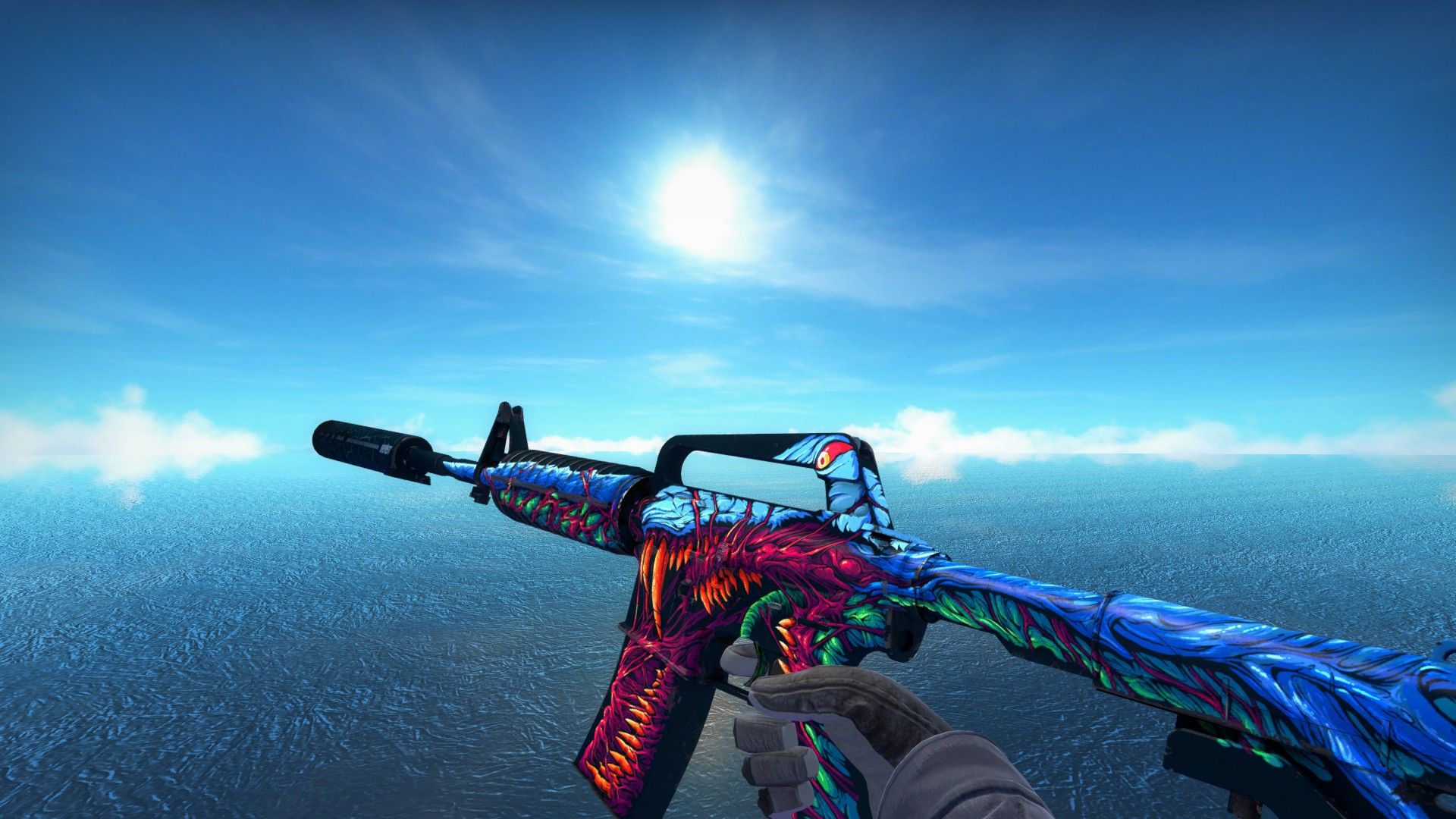 M4A1 Hyperbeast skin CS:GO, 1920x1080 1080p, PC