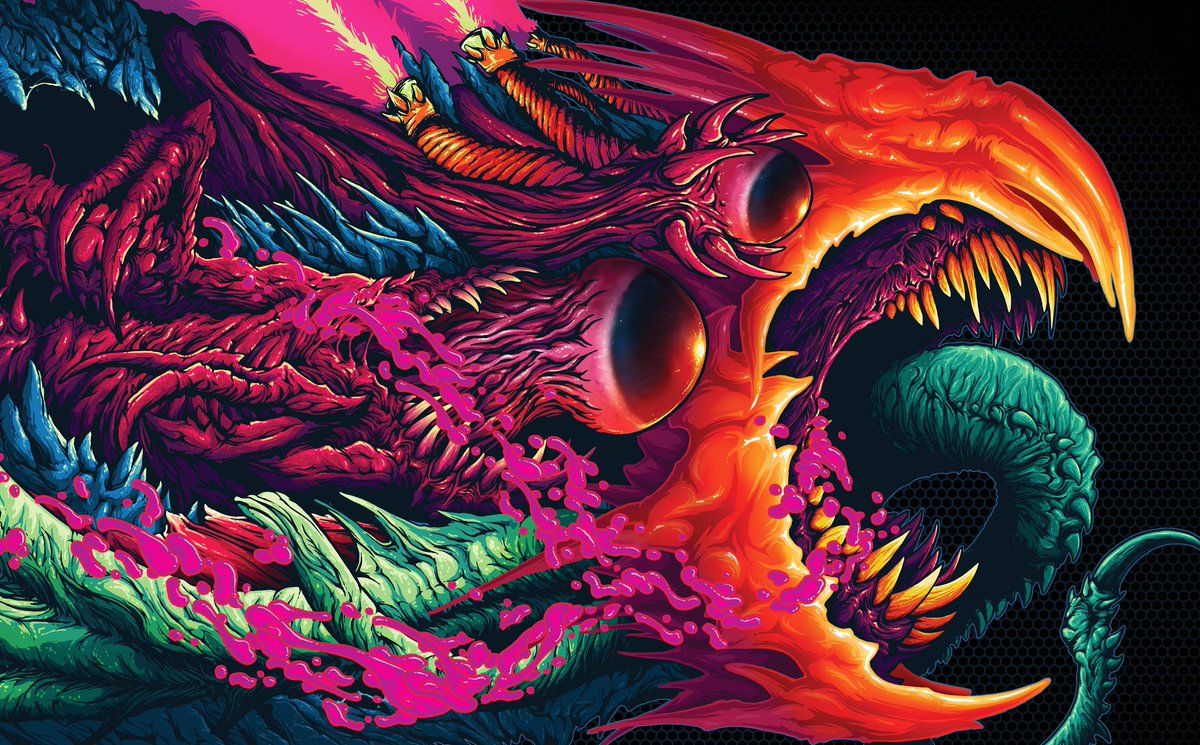 Creatura astratta Hyperbeast colorata, 1200x745 HD, Laptop