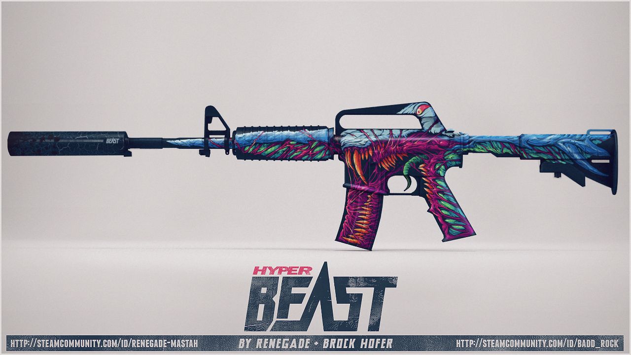 M4A1 Hyper Beast CS:GO, 1280x720 HD, Desktop