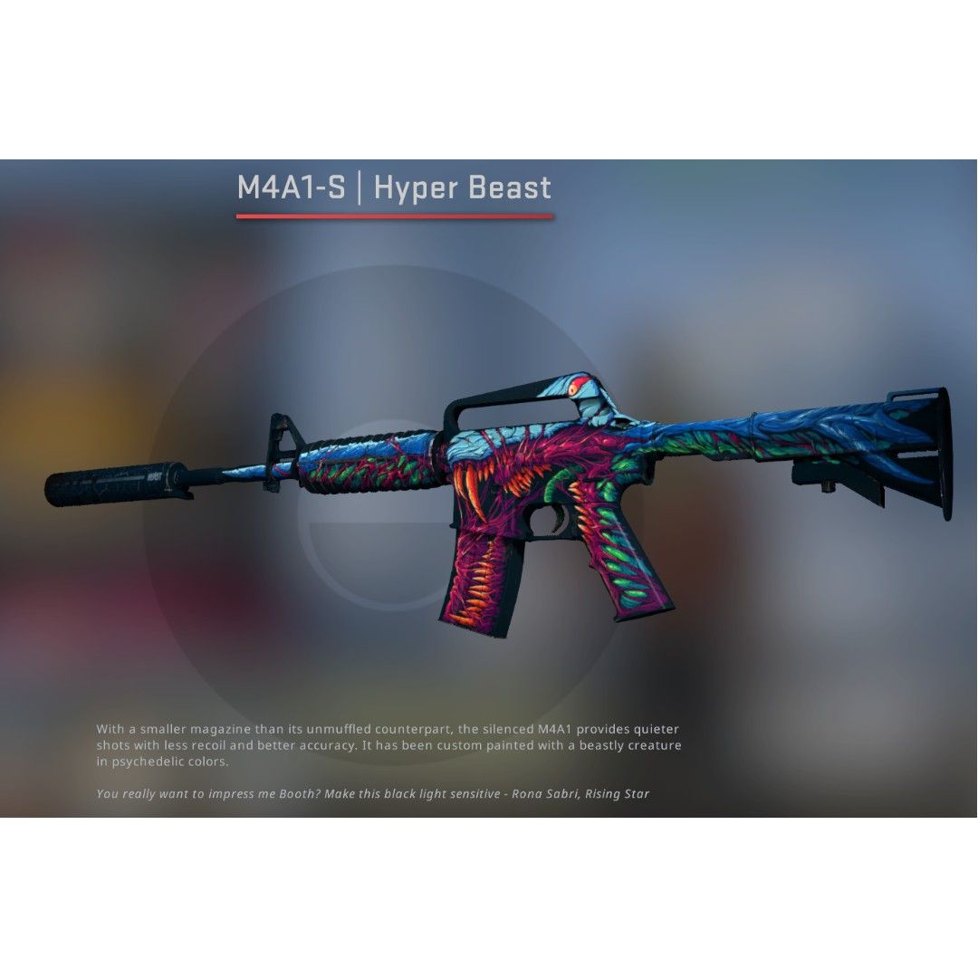 M4A1-S Hyper Beast CS:GO, 1080x1080 HD, Desktop