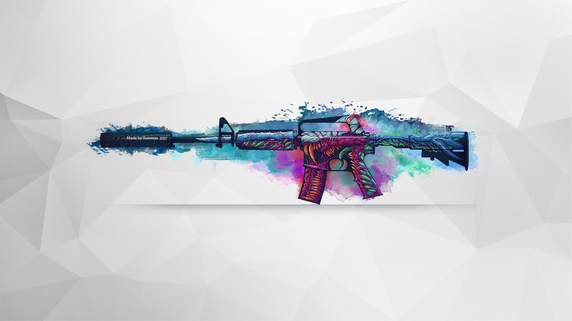 M4A1 Hyperbeast fucile CS:GO, Counter-Strike, 1920x1080 Full HD, Desktop