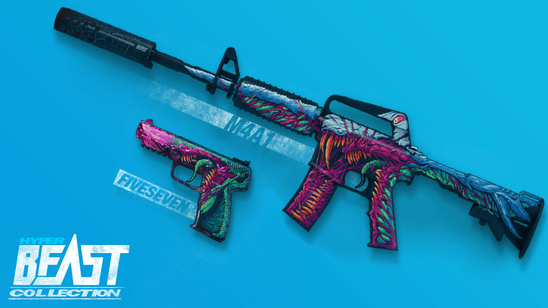 M4A1 Hyperbeast arma CS:GO, 1920x1080 1080p, PC Desktop