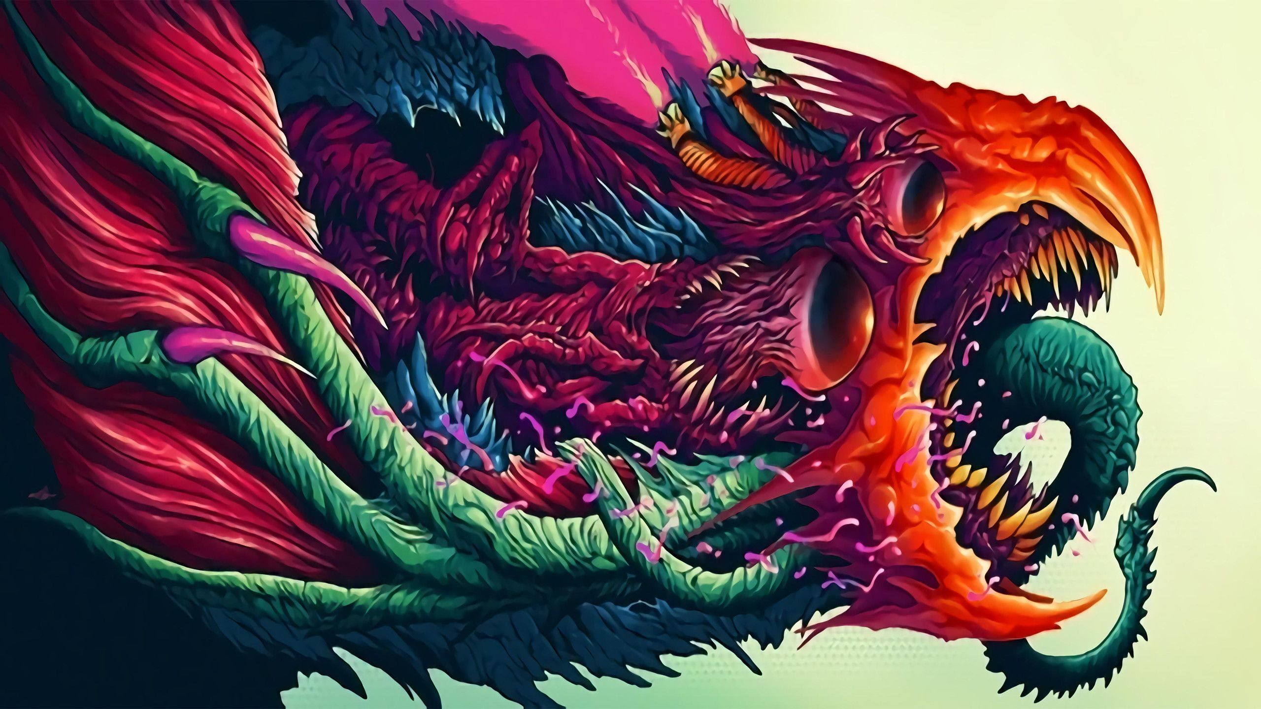 Mostro alieno colorato Hyperbeast, 2560x1440 2K QHD, PC