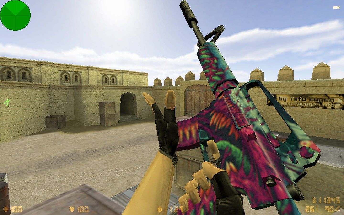 M4A1 Hyperbeast skin CS 1.6, 1440x900 HD, MacBook Air