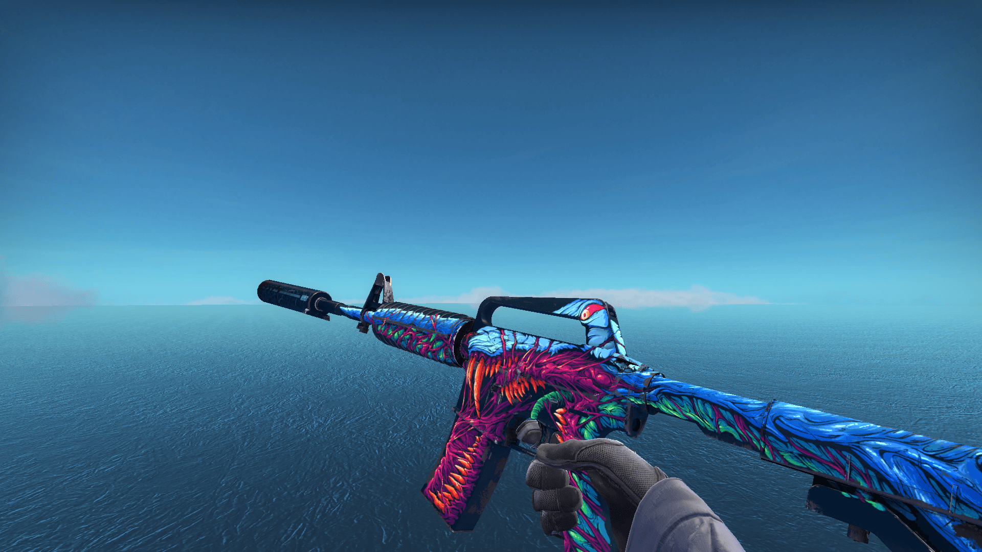 M4A1 Hyperbeast skin CS:GO, 1920x1080 1080p, PC Desktop