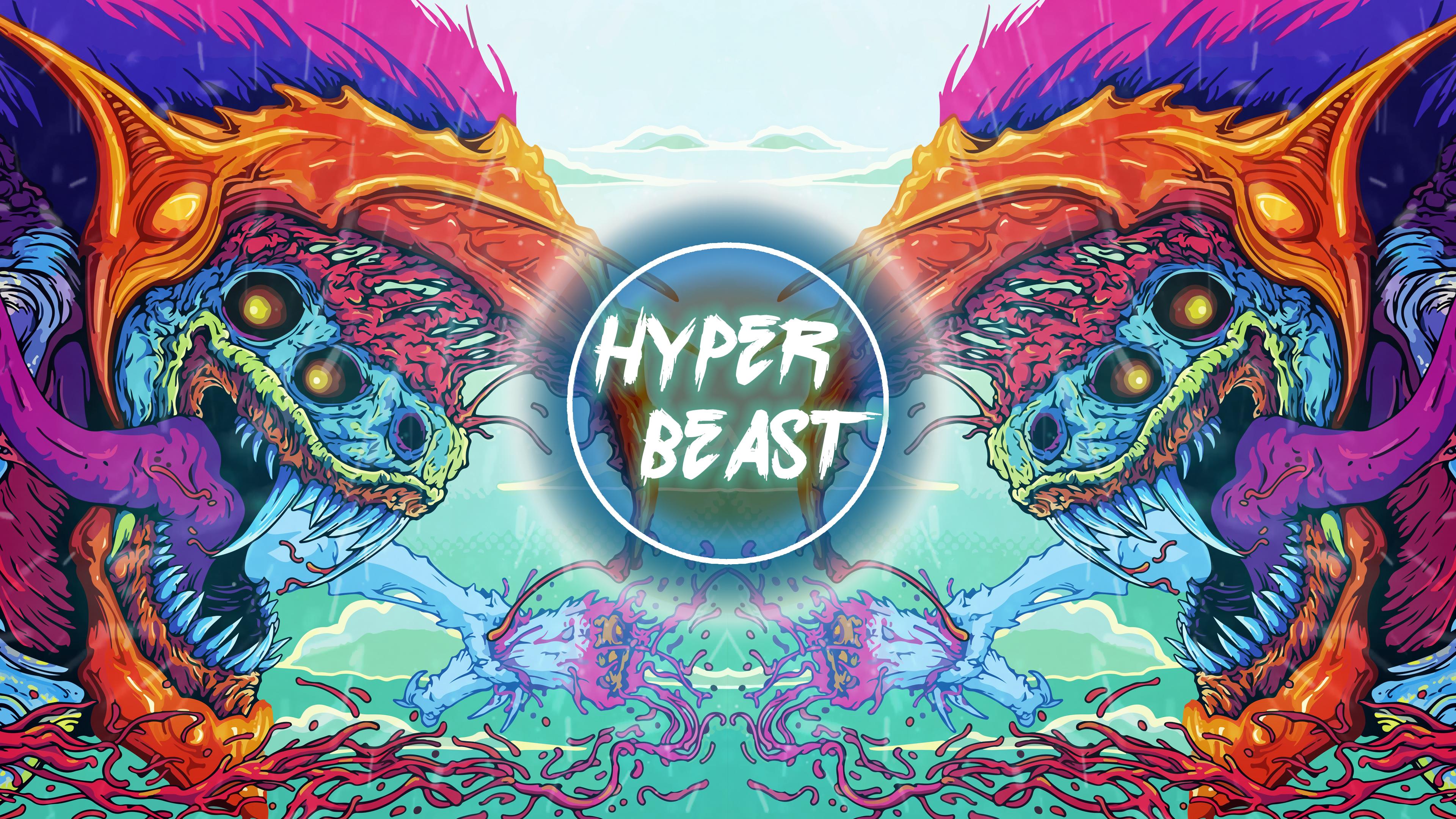 Mostri astratti stile Hyperbeast colorati, 3840x2160 Ultra HD, 4K TV