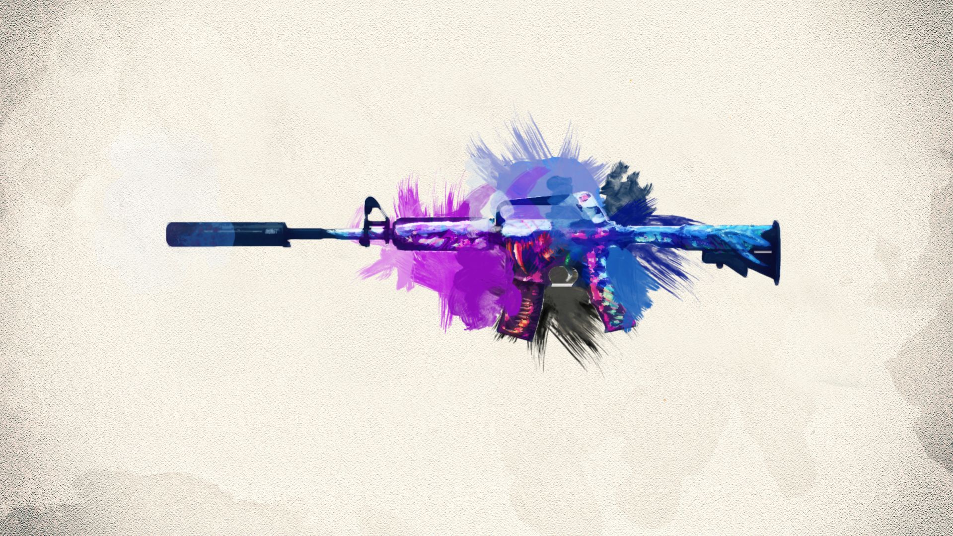 M4A1 Hyperbeast fucile colorato, 1919x1079 HD Ready, Desktop