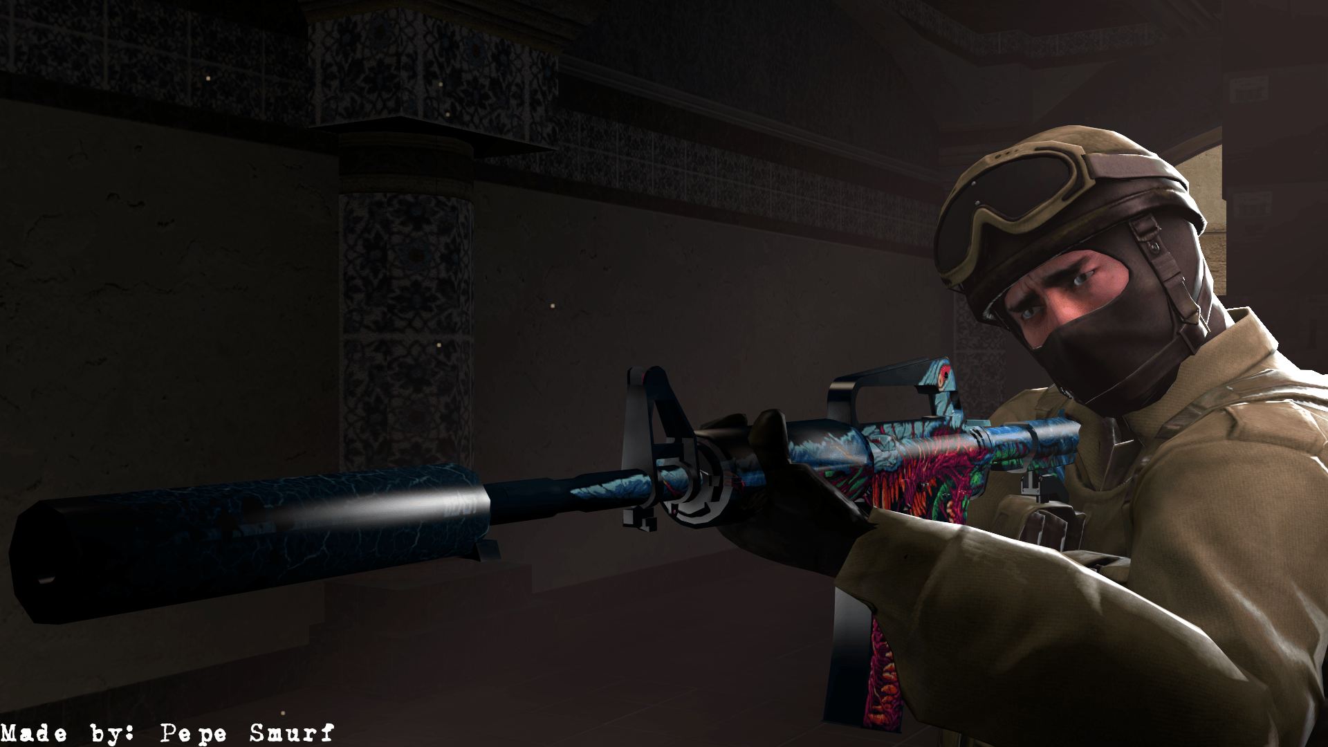 M4A1 Hyperbeast skin CS:GO, 1920x1080 Full HD 1080p, Laptop