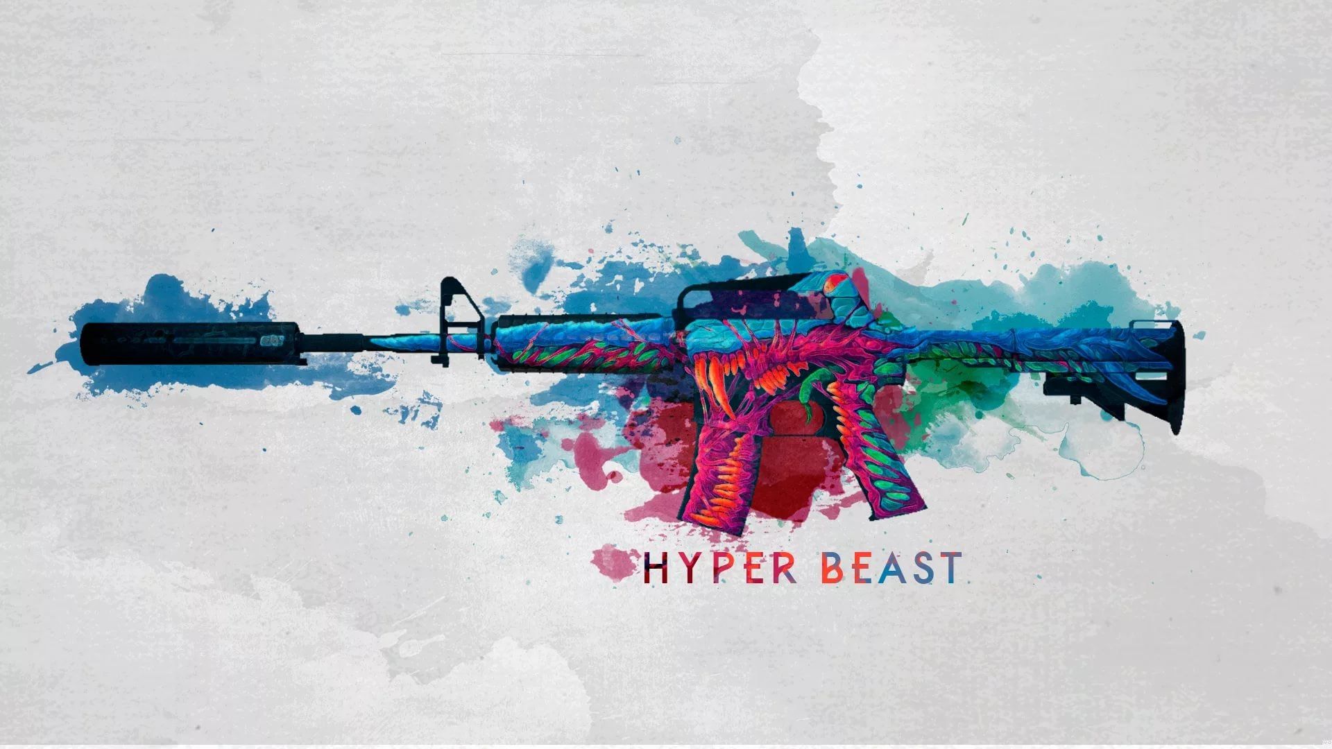 M4A1 Hyper Beast CS:GO, 1920x1080 Full HD 1080p, PC Desktop