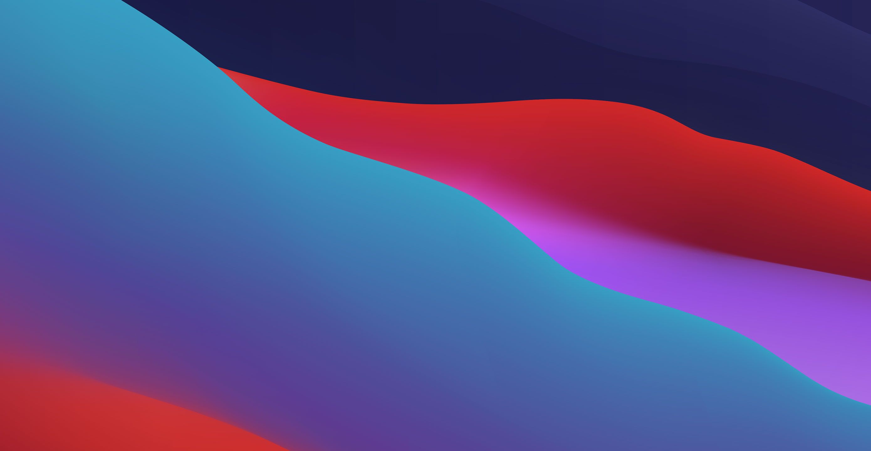 Onde astratte blu rosso viola, 2780x1440 1440p, iMac