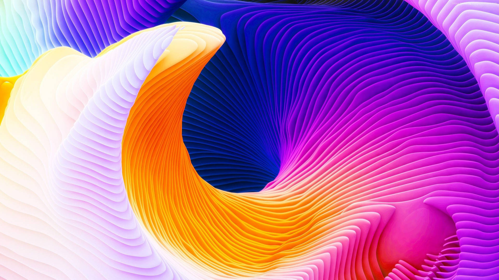 Spirale astratta multicolore, 1920x1080 Full HD 1080p, Mac