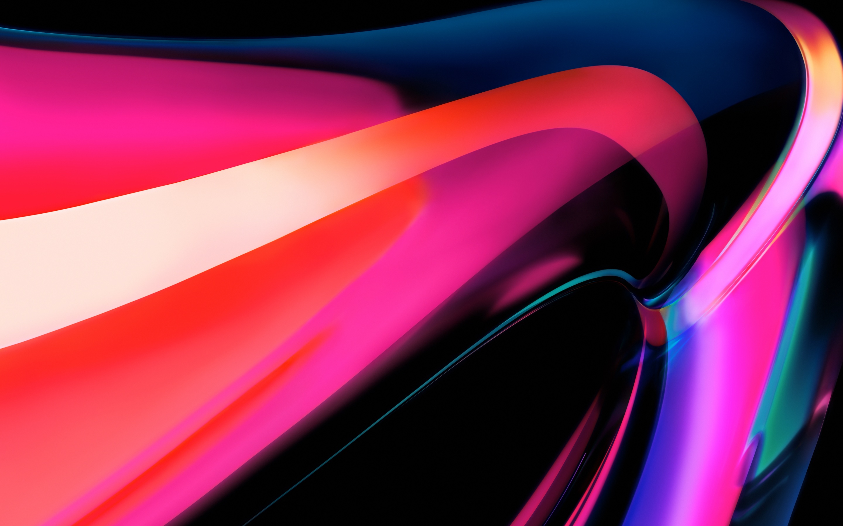 Curve astratte rosa e arancio, 2880x1800 WQXGA, MacBook Air