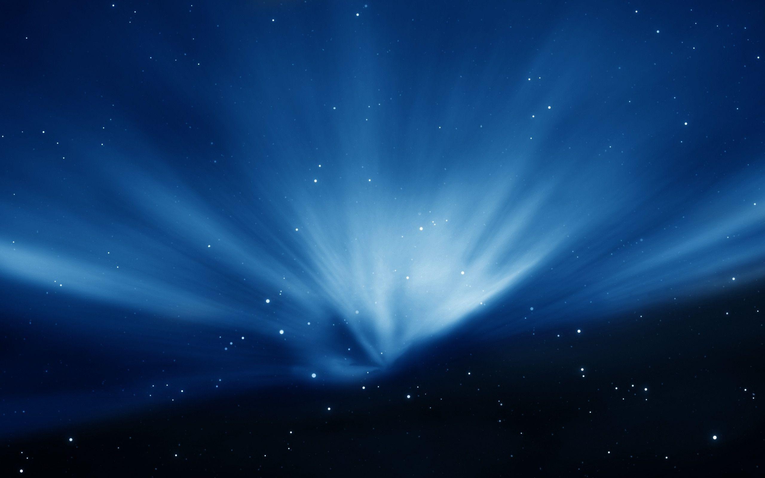 Raggi di luce blu notturni, 2560x1600 WQXGA, iMac