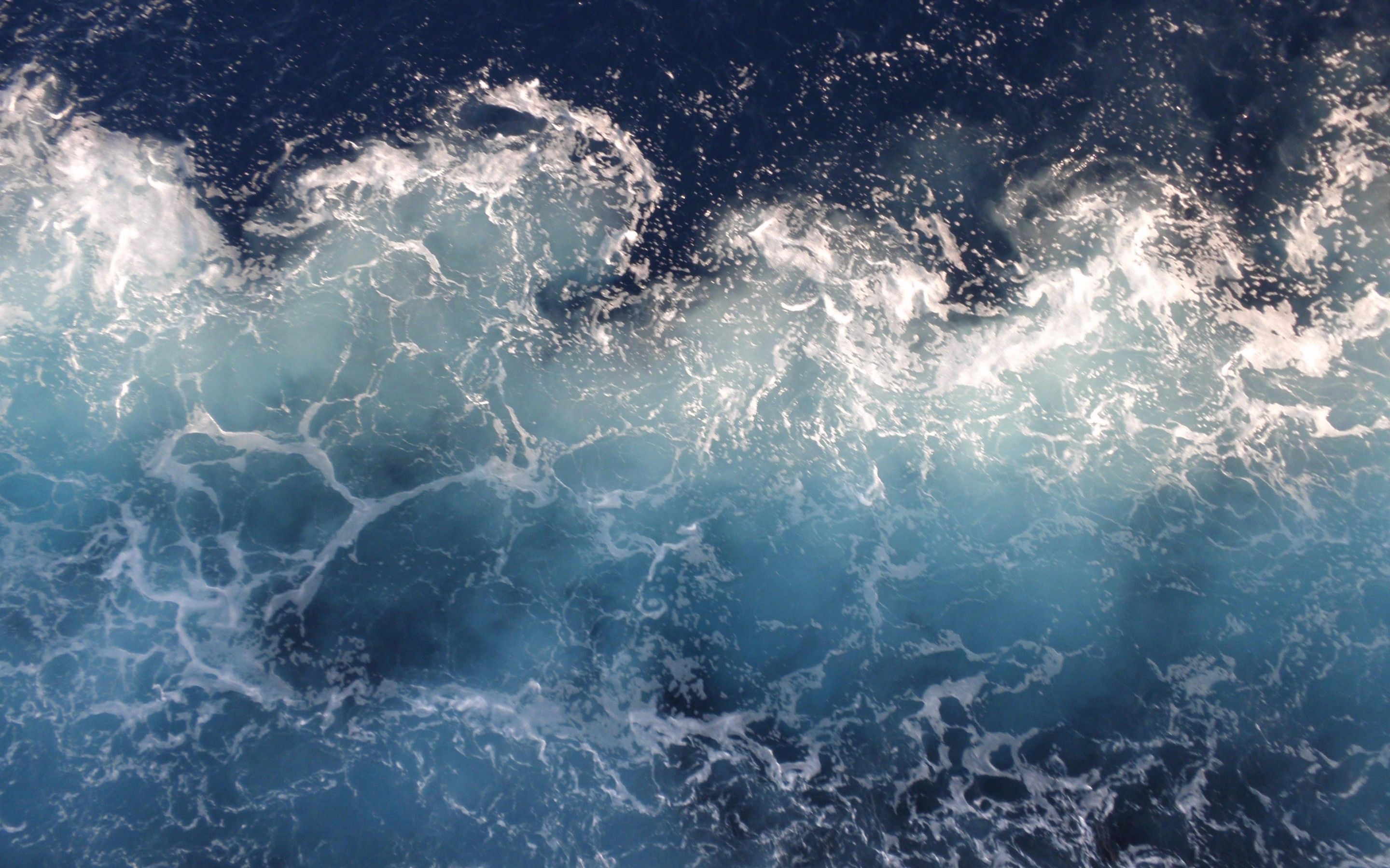 Onde oceano schiuma blu, 2880x1800 WQXGA, MacBook Pro